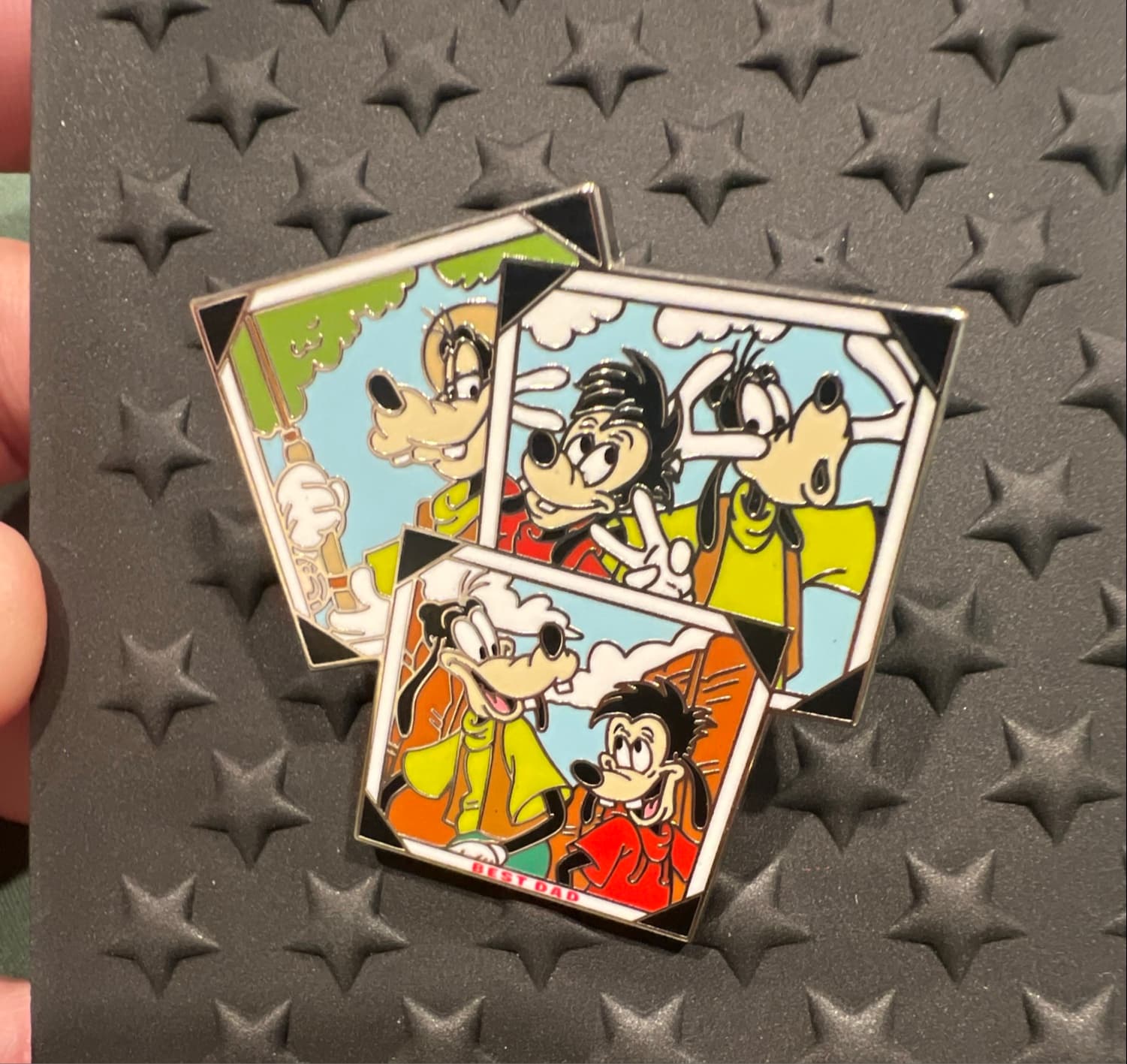 Disney Parks A Goofy Movie Goofy & Max Best Dad Photos Pin front
