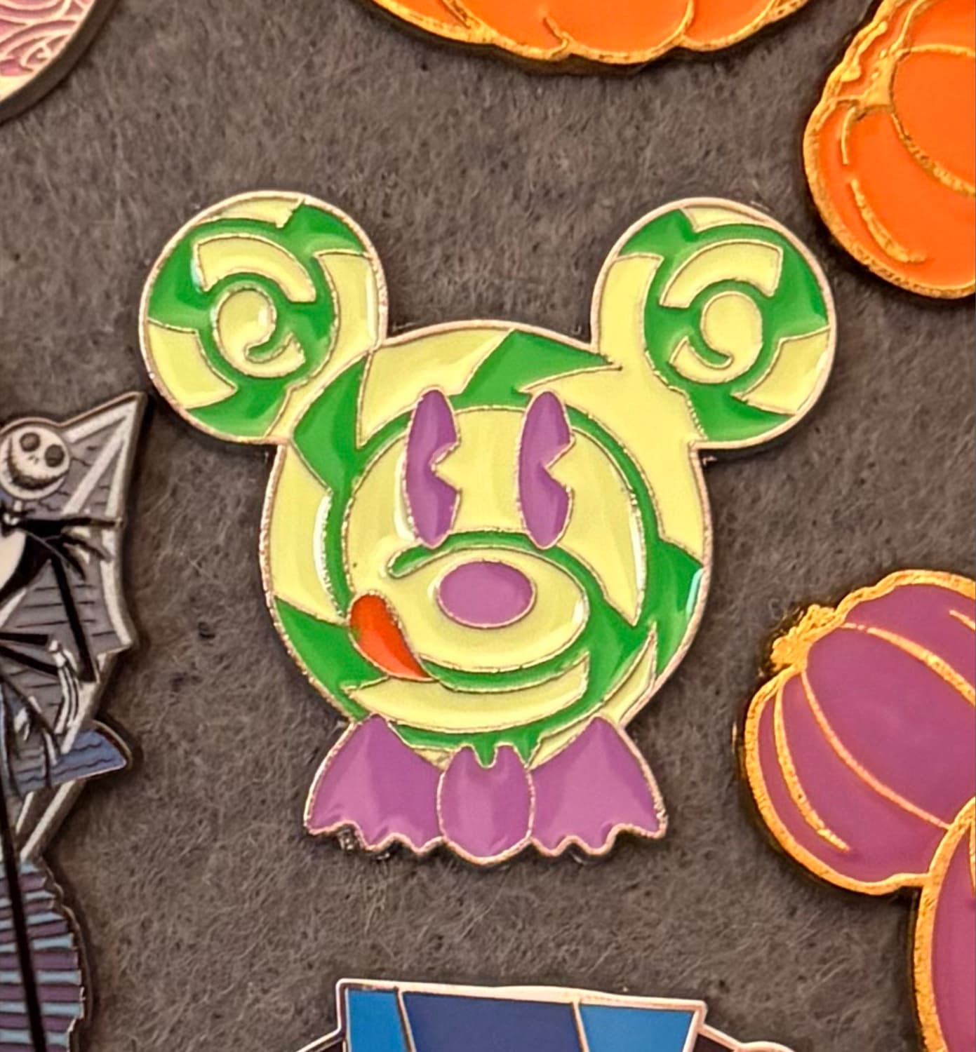 Mickey Mouse Candy with Bat Tie front