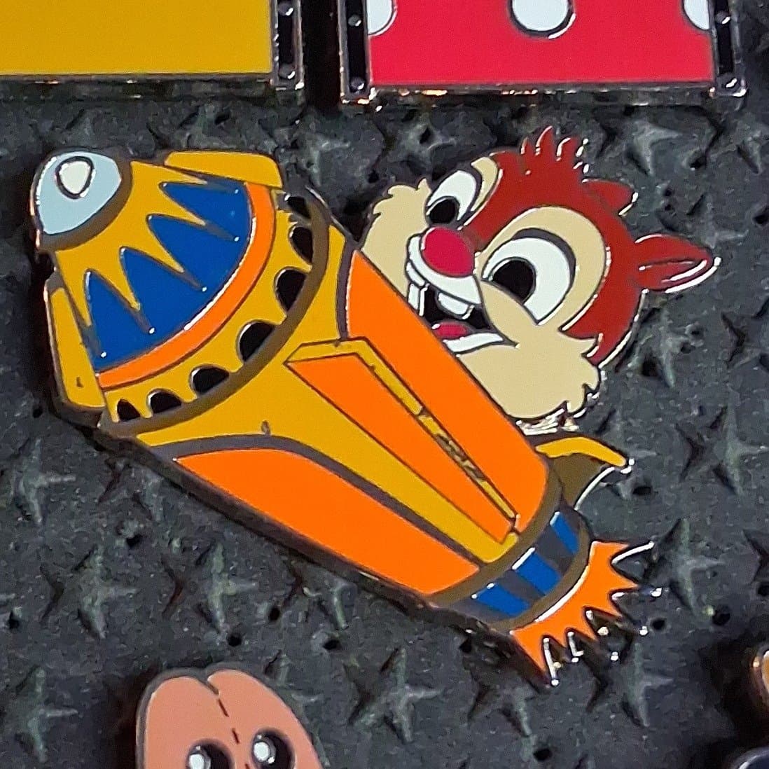 Dale in Astro Orbiter Rocket front