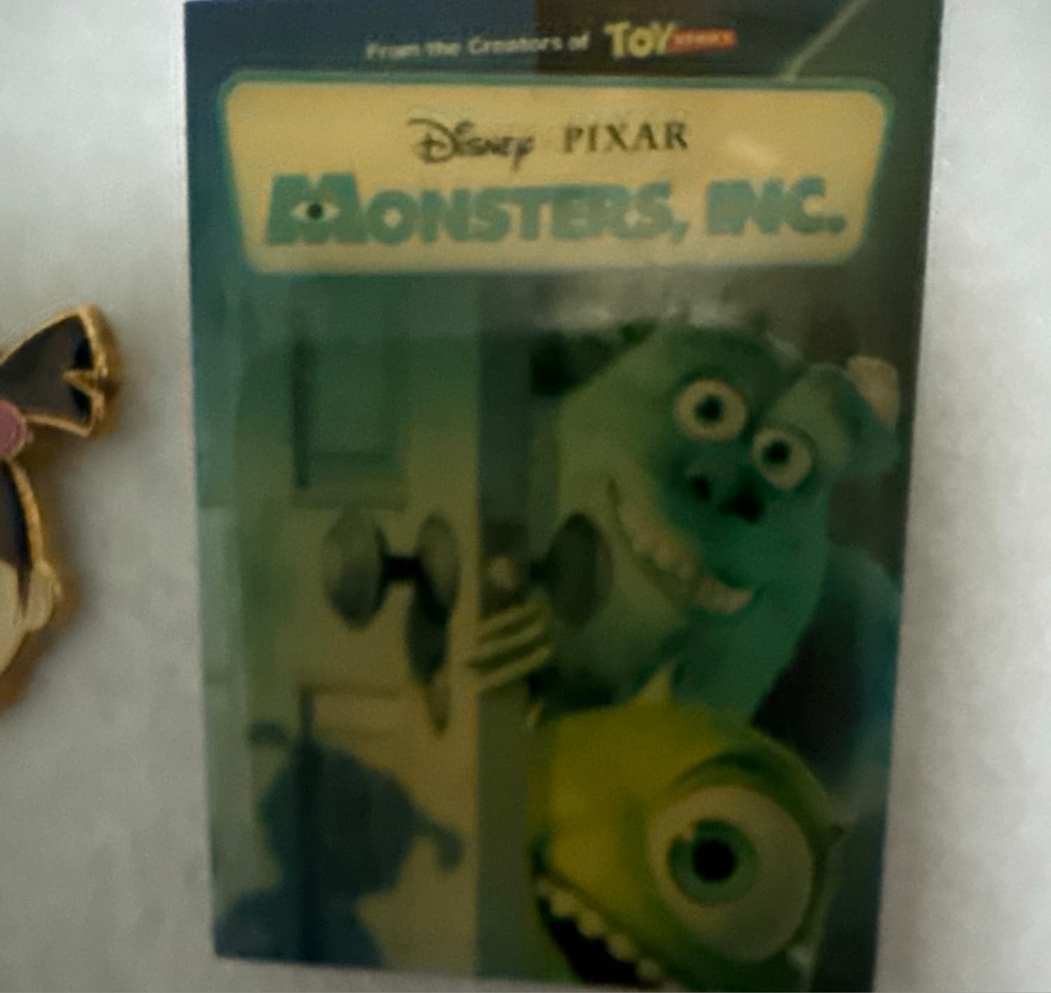 Disney Pixar Monsters, Inc. Movie Poster Pin front