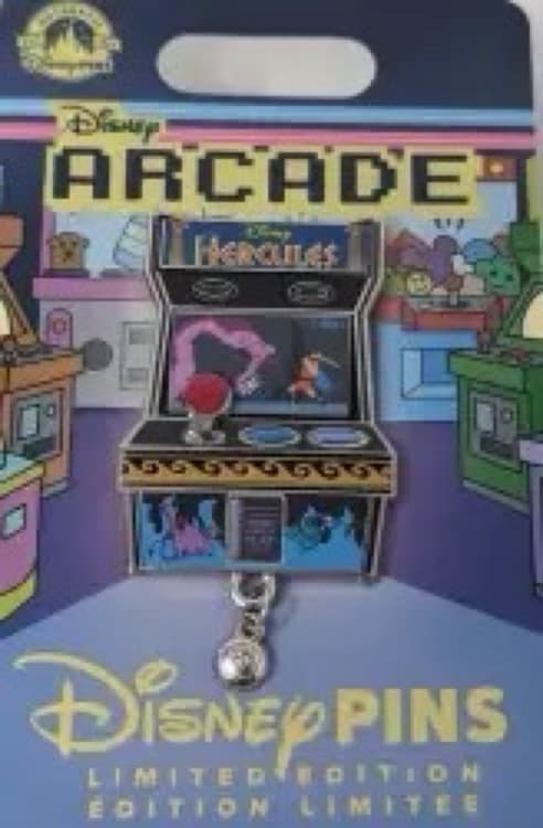 Disney Arcade - Hercules Dangle Pin front