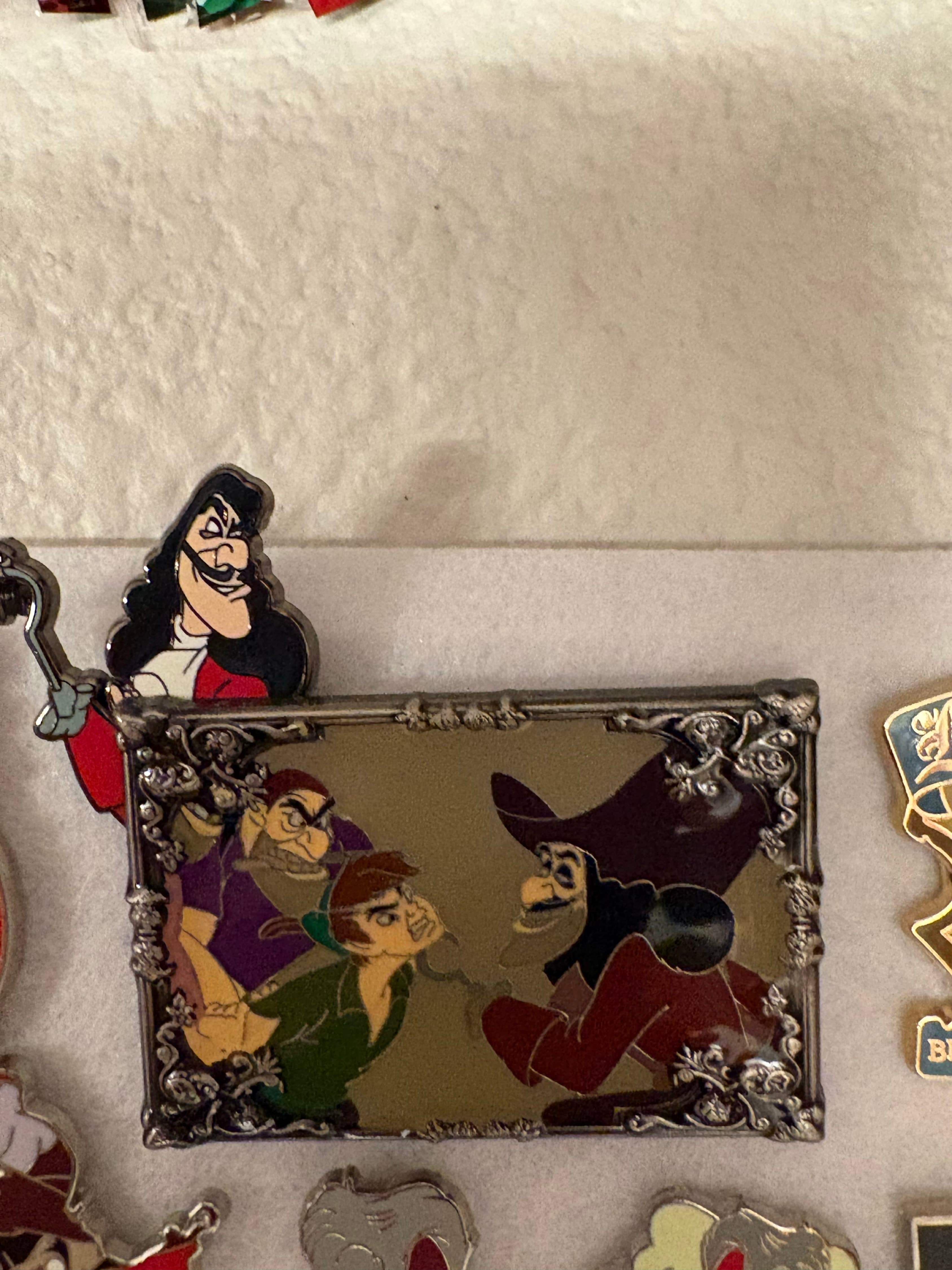 Captain hook fantasy pin front