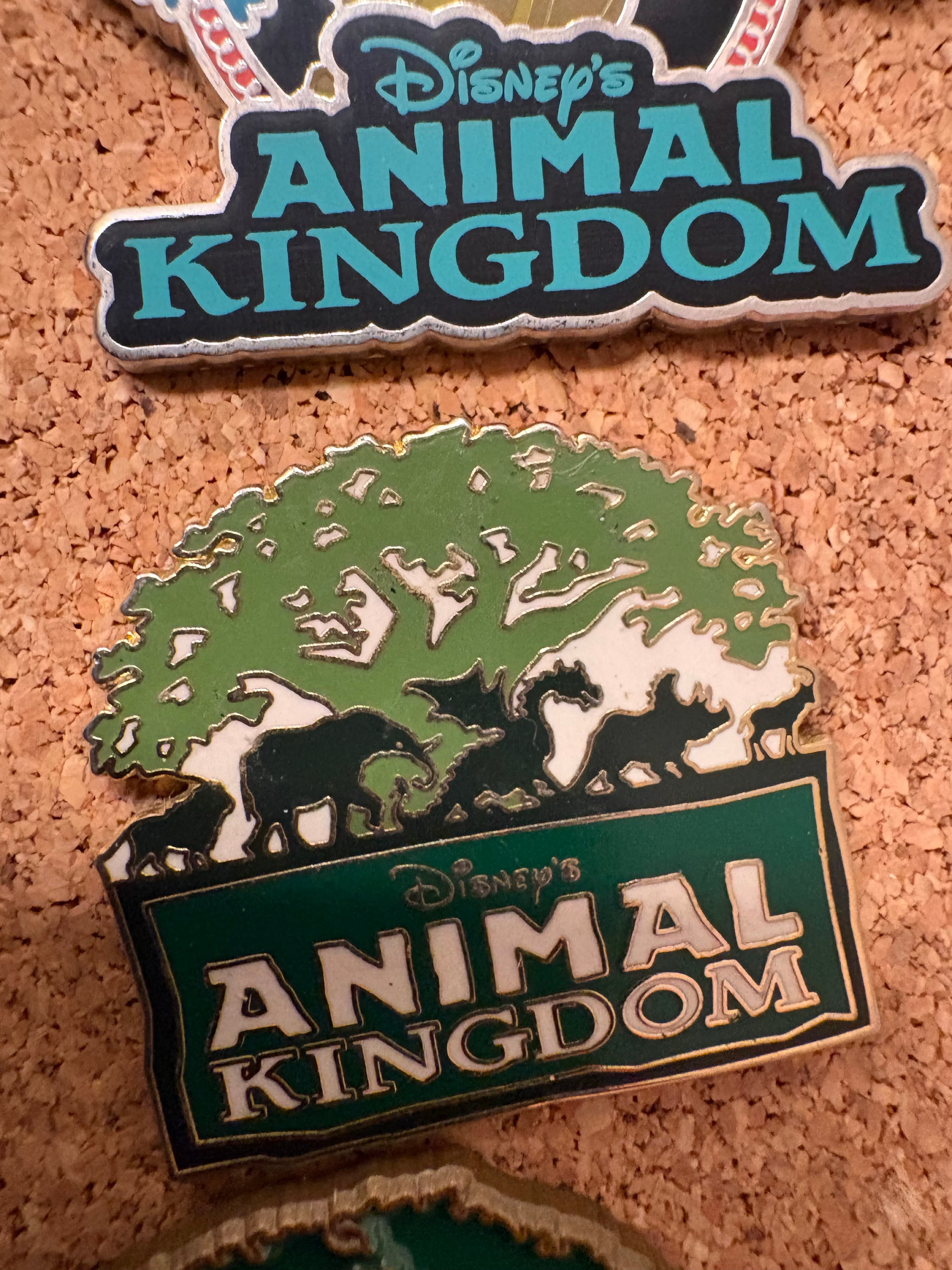 Animal Kingdom 5 Animal Logo Pin front
