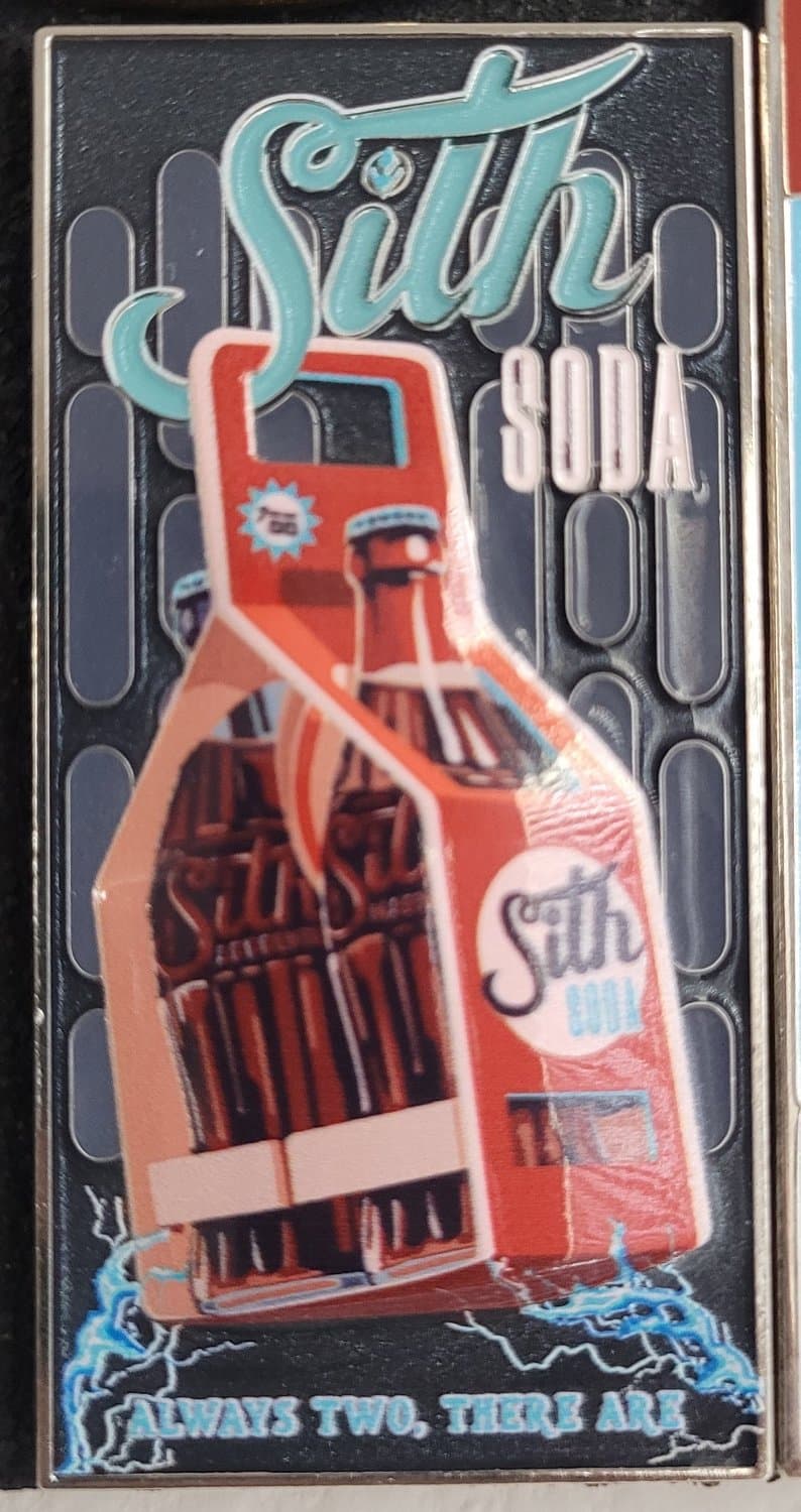 Star Wars Sith Soda Pin front