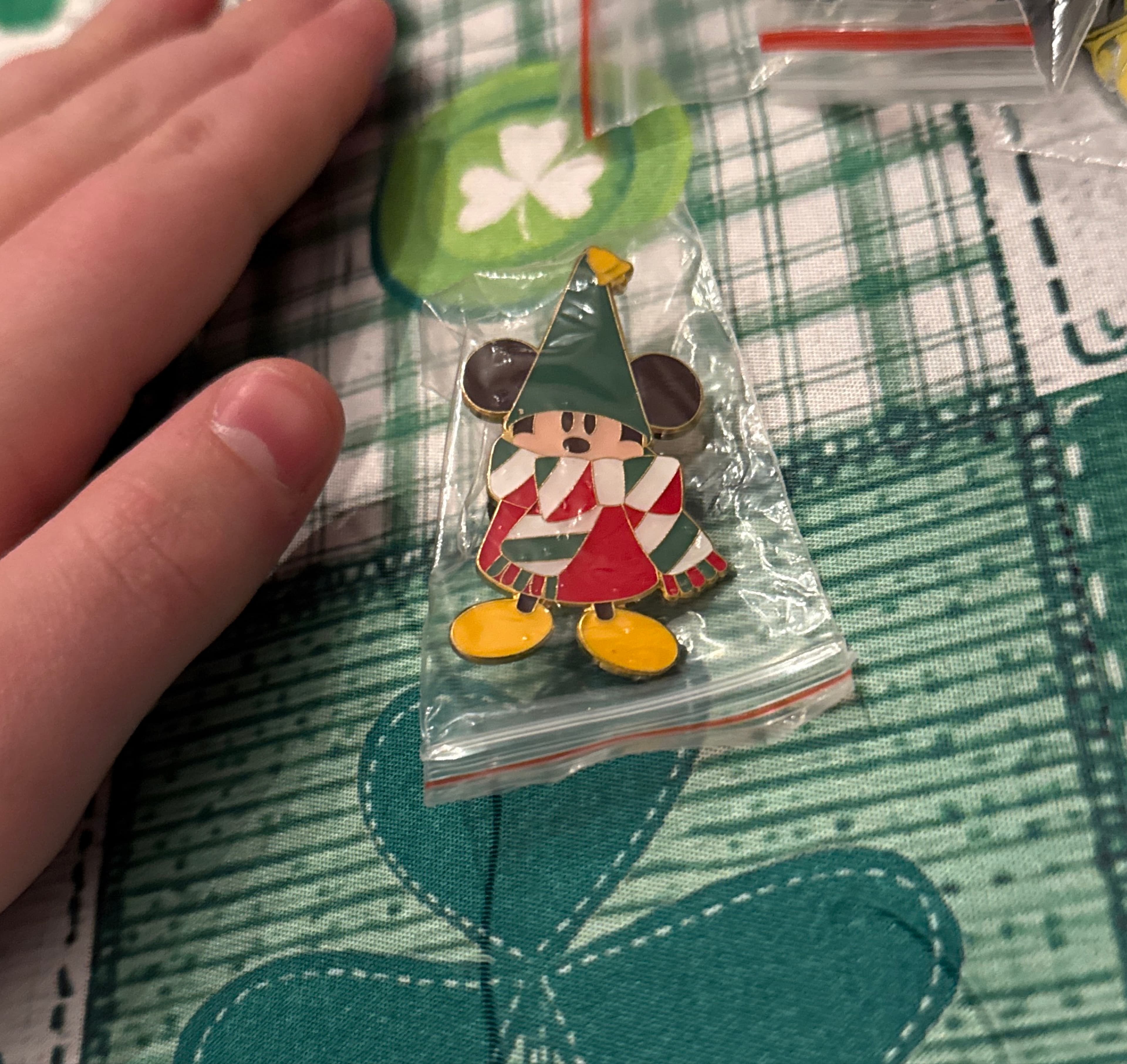 Mickey Mouse Holiday Elf with Candy Cane front