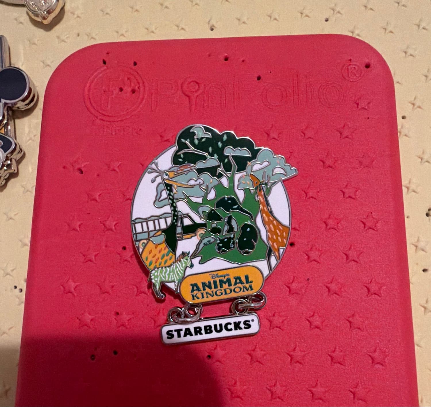 Animal Kingdom Kilimanjaro Safaris Starbucks Dangle Pin front