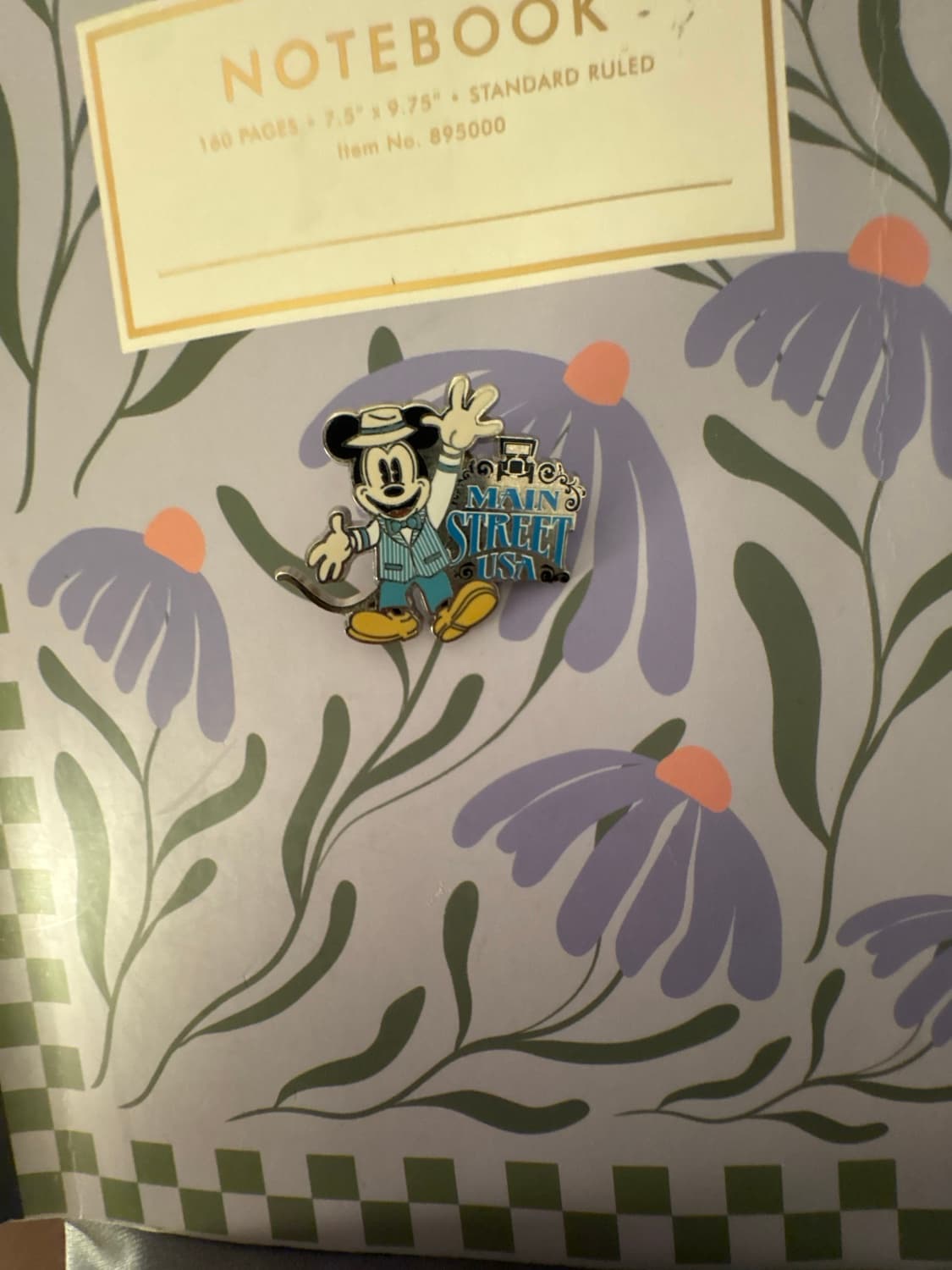 Mickey Mouse Main Street U.S.A. Trolley Pin front