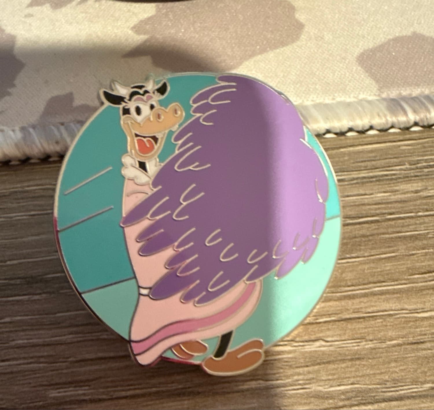 Clarabell Cheerleading Cow front