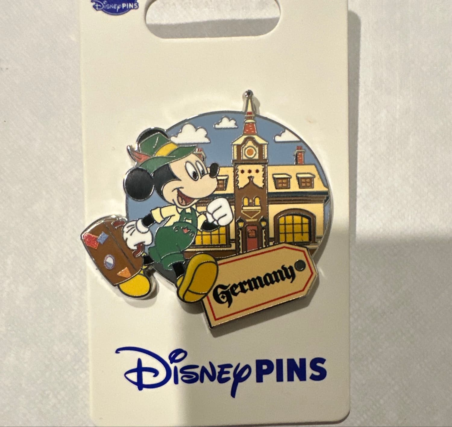 Mickey Mouse Germany Pavilion Epcot World Showcase 2025 Pin front