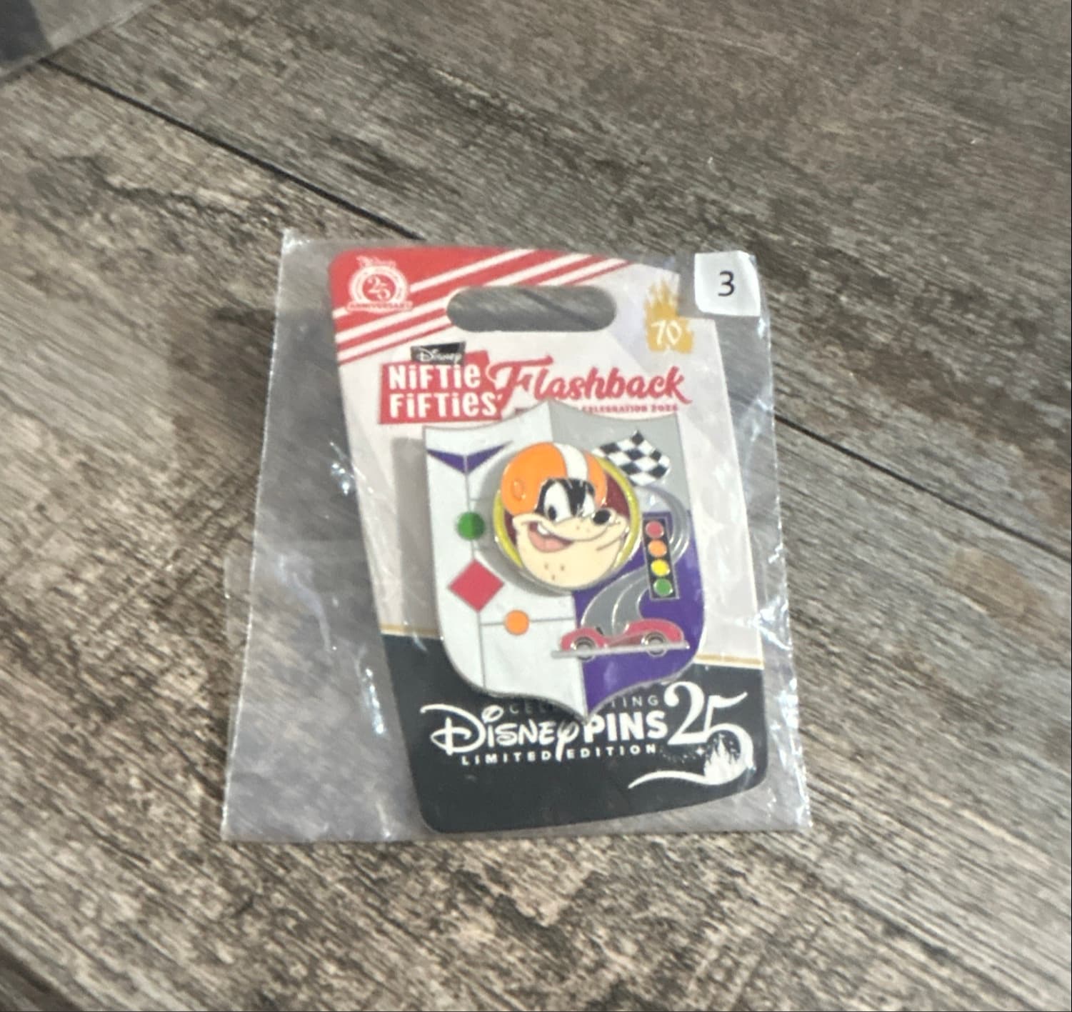 Pete Autopia 25th Anniversary Pin front