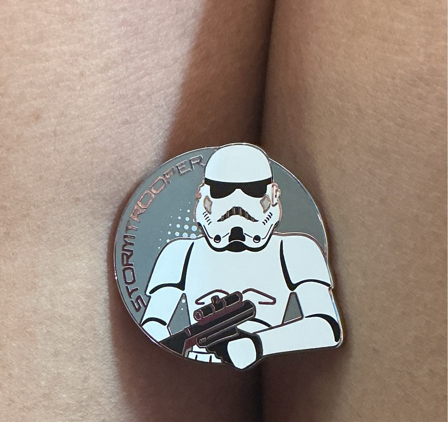 Disney Pin 2024 Star Wars Anime Mystery Stormtrooper Holding Blaster #165265 front