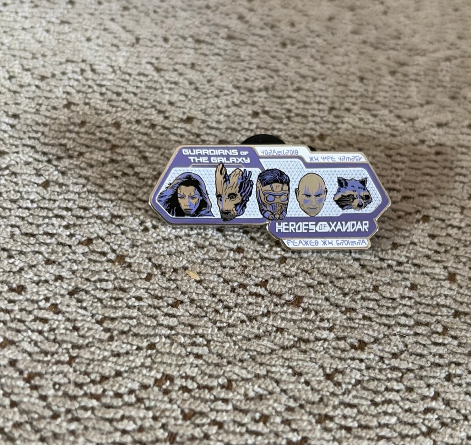 Guardians of the Galaxy: Heroes of Xandar Pin front