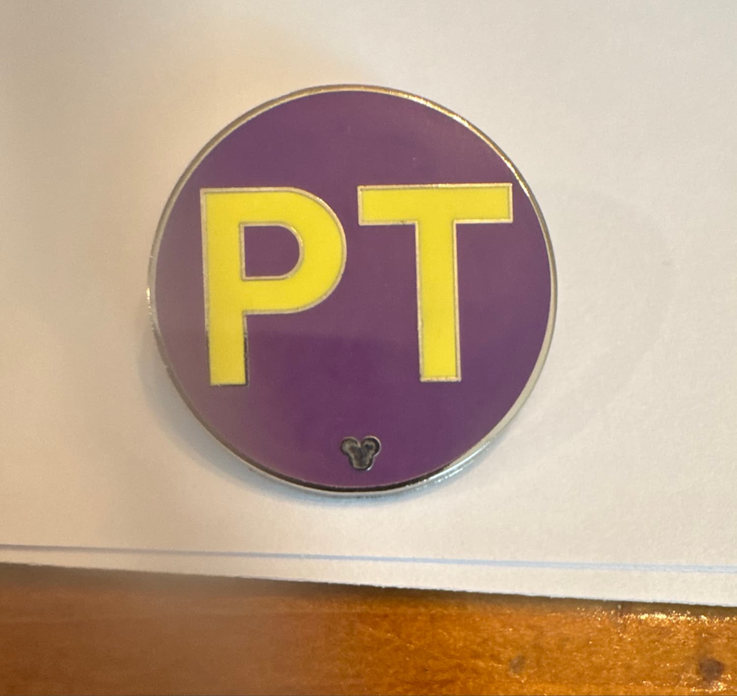 PT - Pin Trading Logo - 2008 Hidden Mickey front