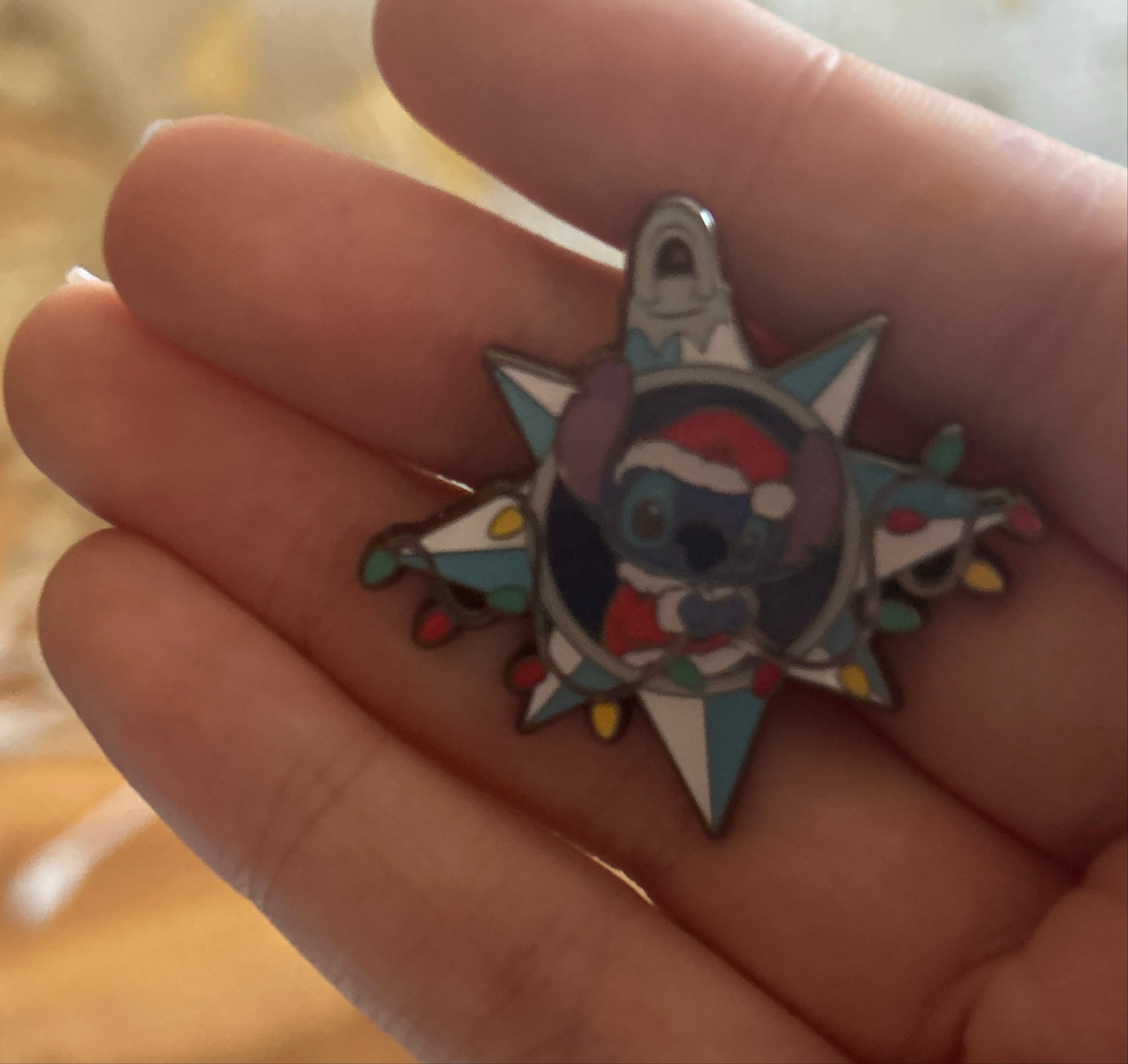 Stitch as Star Ornament - Merry Stitchmas Mystery Pin Set front