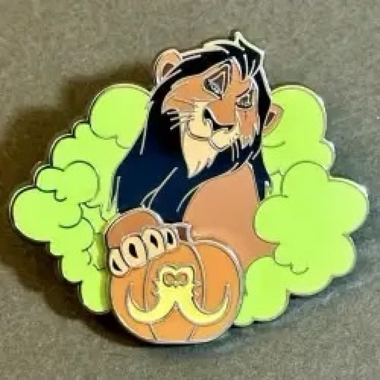 Scar with Pumpkin - Halloween 2023 Limited Edition Disney Villains Pin front