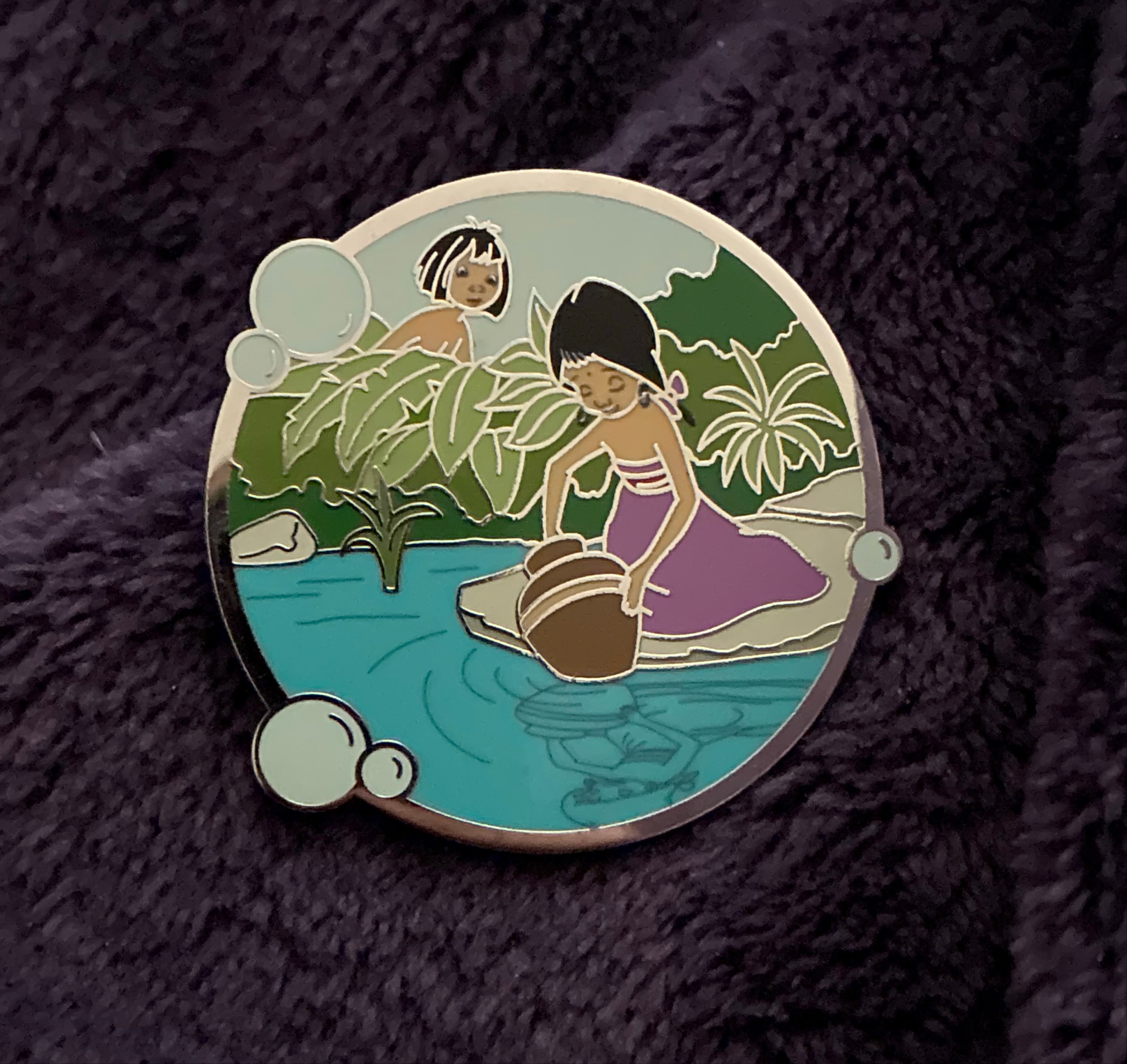 2022 Disney Parks Reflections Series 2 Mystery Pin - Mowgli and Shanti front