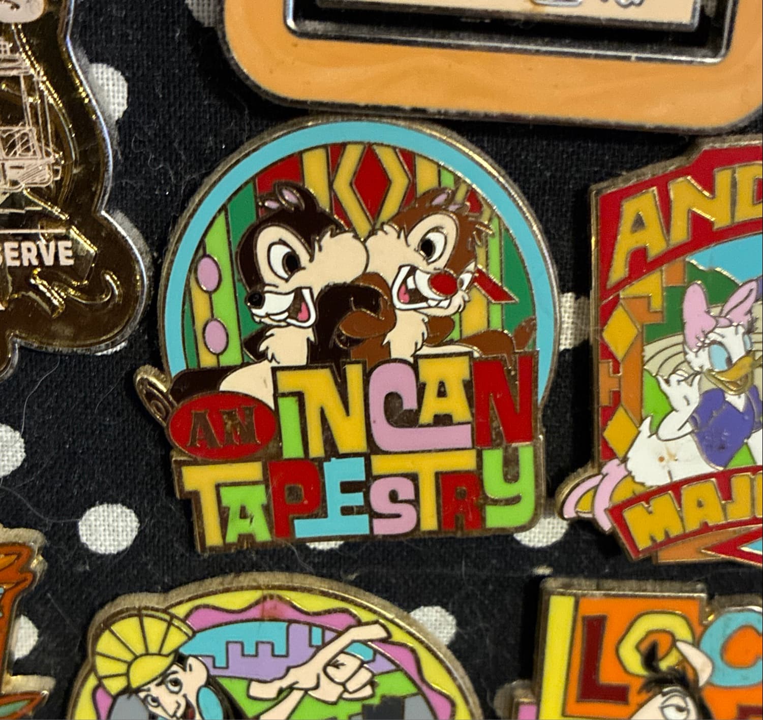 Adventures by Disney Chip Dale An Incan Tapestry Disney Pin front