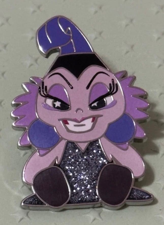 Wishables Shimmer Pin Yzma Villian The Emperors New Groove front