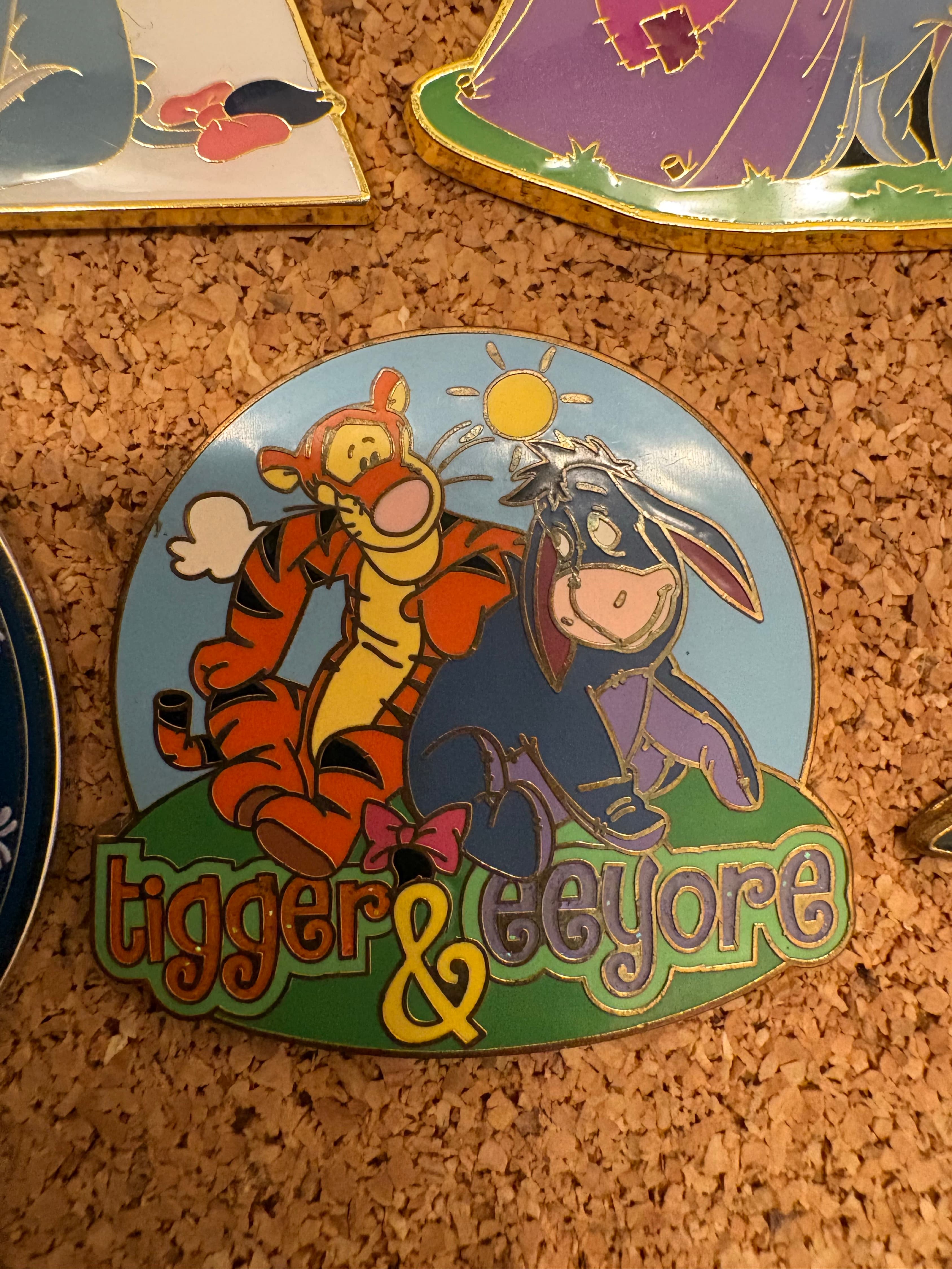 Tigger and Eeyore - Pin Trading Starter Lanyard Set front