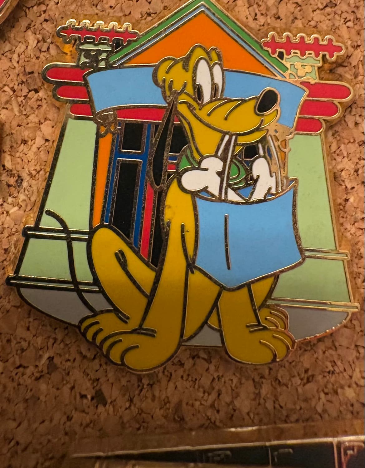 Pluto at disney world front