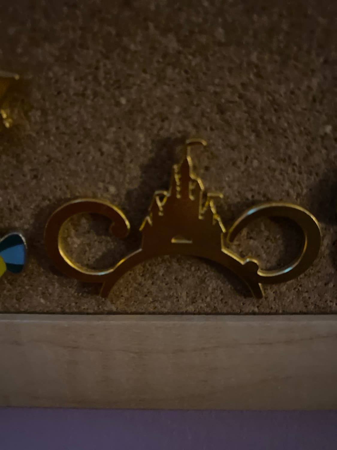 Cinderella's Castle Mickey Ear Silhouette Pin front