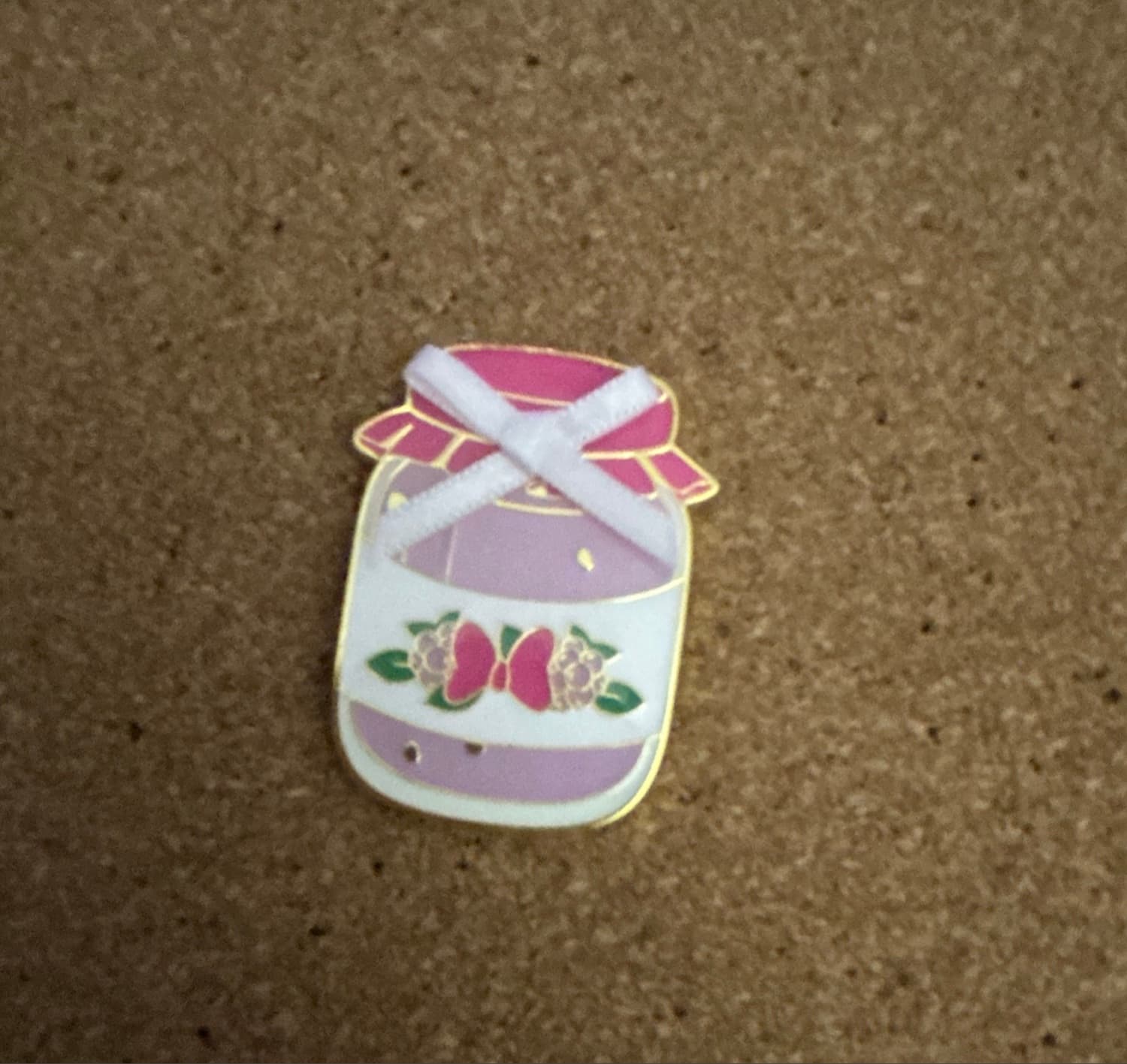 Loungefly Disney Mickey and Friends Jam Jar Ribbon Blind Box Enamel Pin front