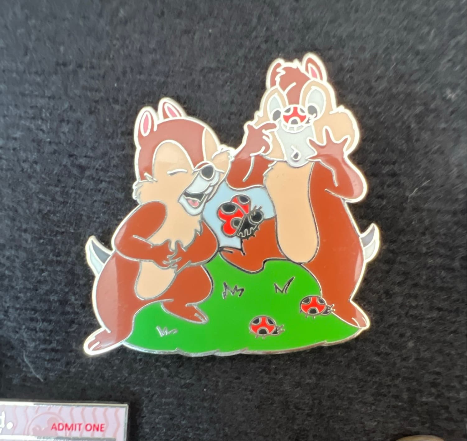Chip and Dale with ladybugs front