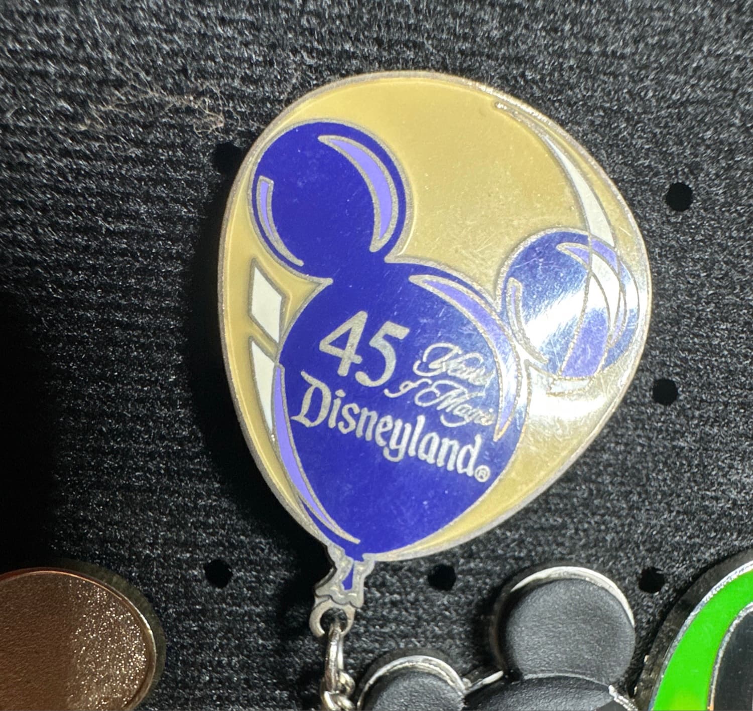 Disneyland 45th Anniversary Mickey Balloon - Blue front