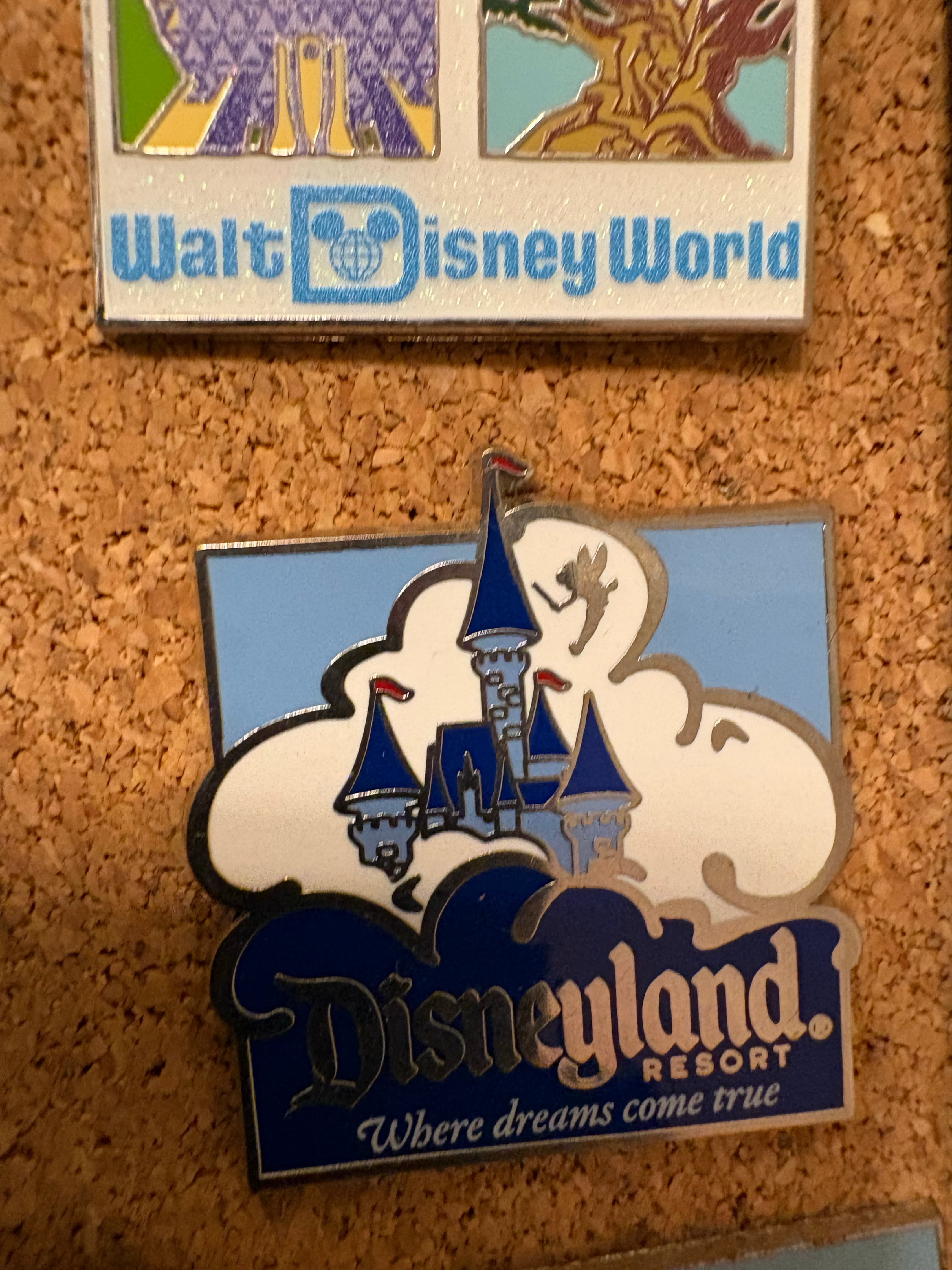 Where Dreams Come True Walt Disney Travel Company DLR Pin front