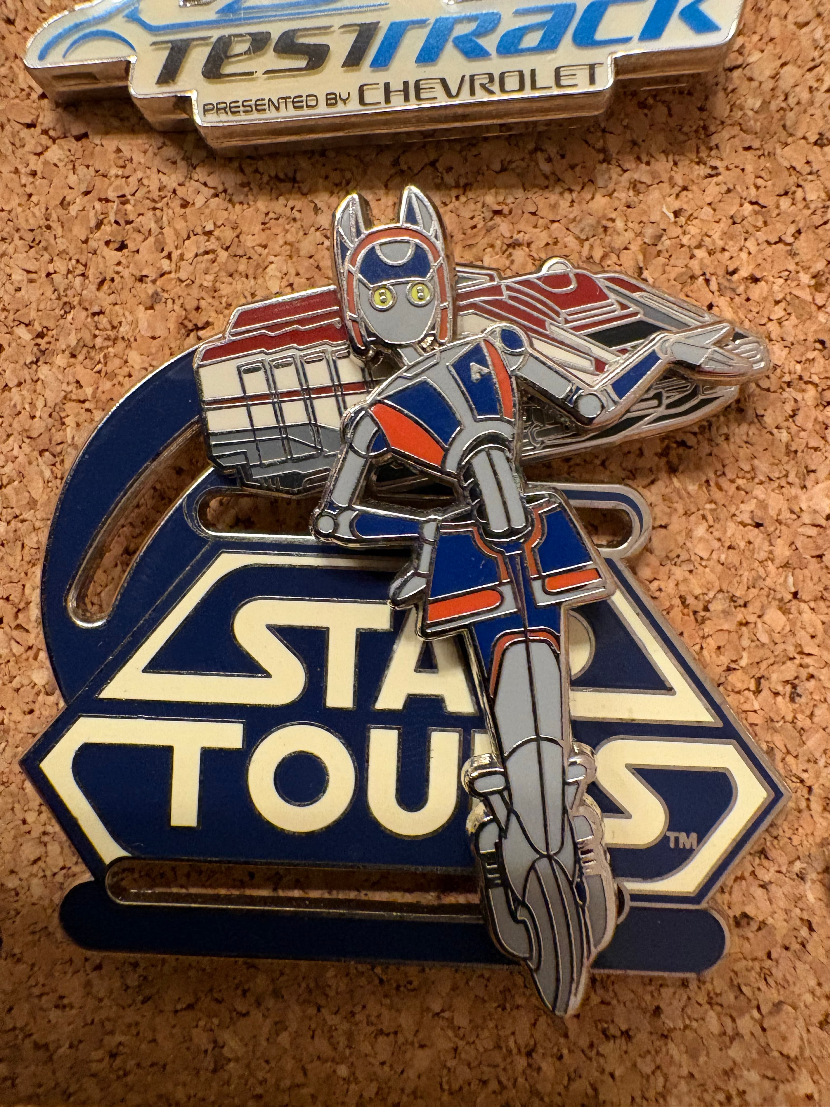 Star Tours The Adventures Continue Aly San San with Starspeeder 1000 Pin front