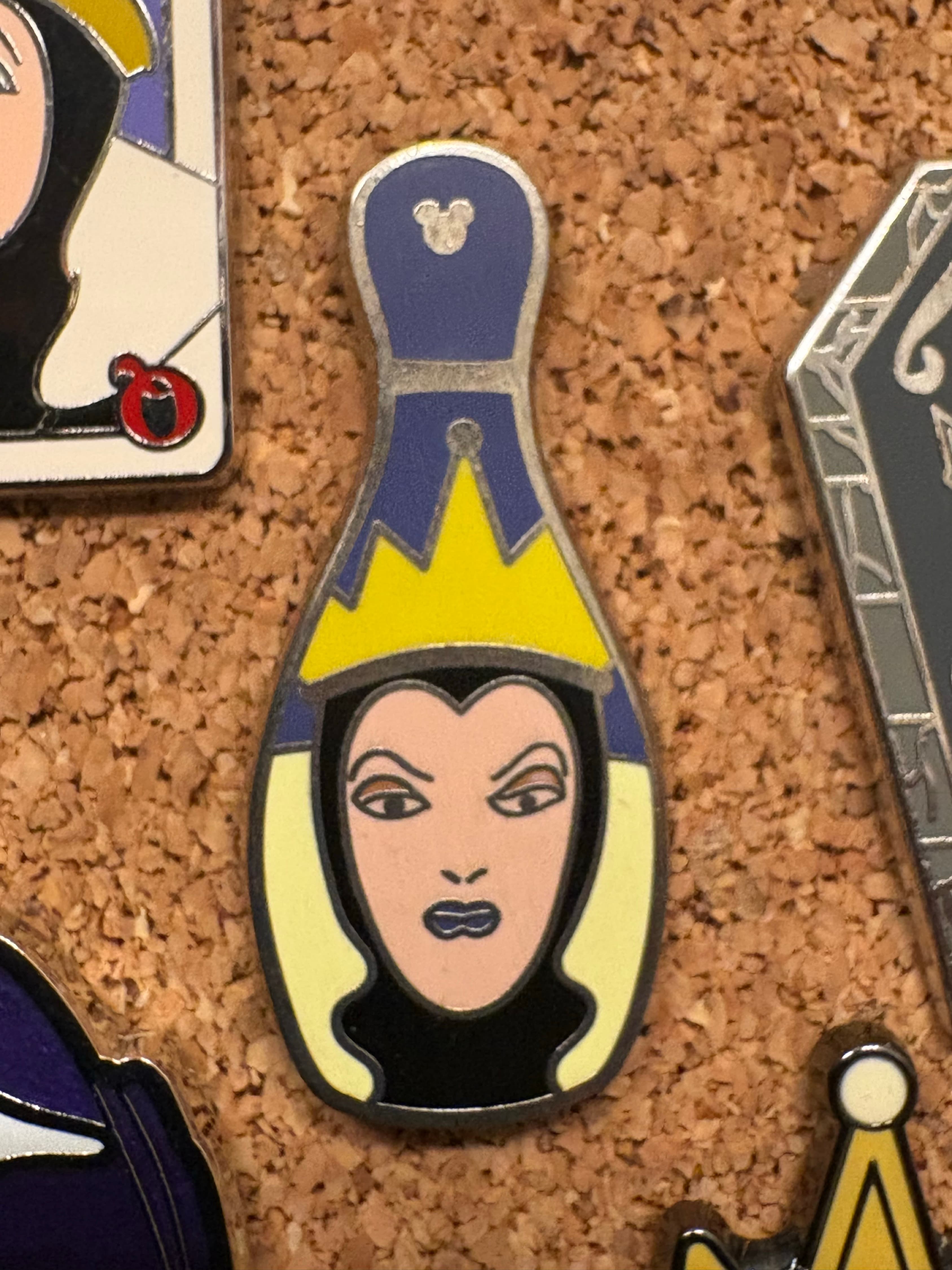 Evil Queen Bowling Pin - Snow White Villains Hidden Mickey front