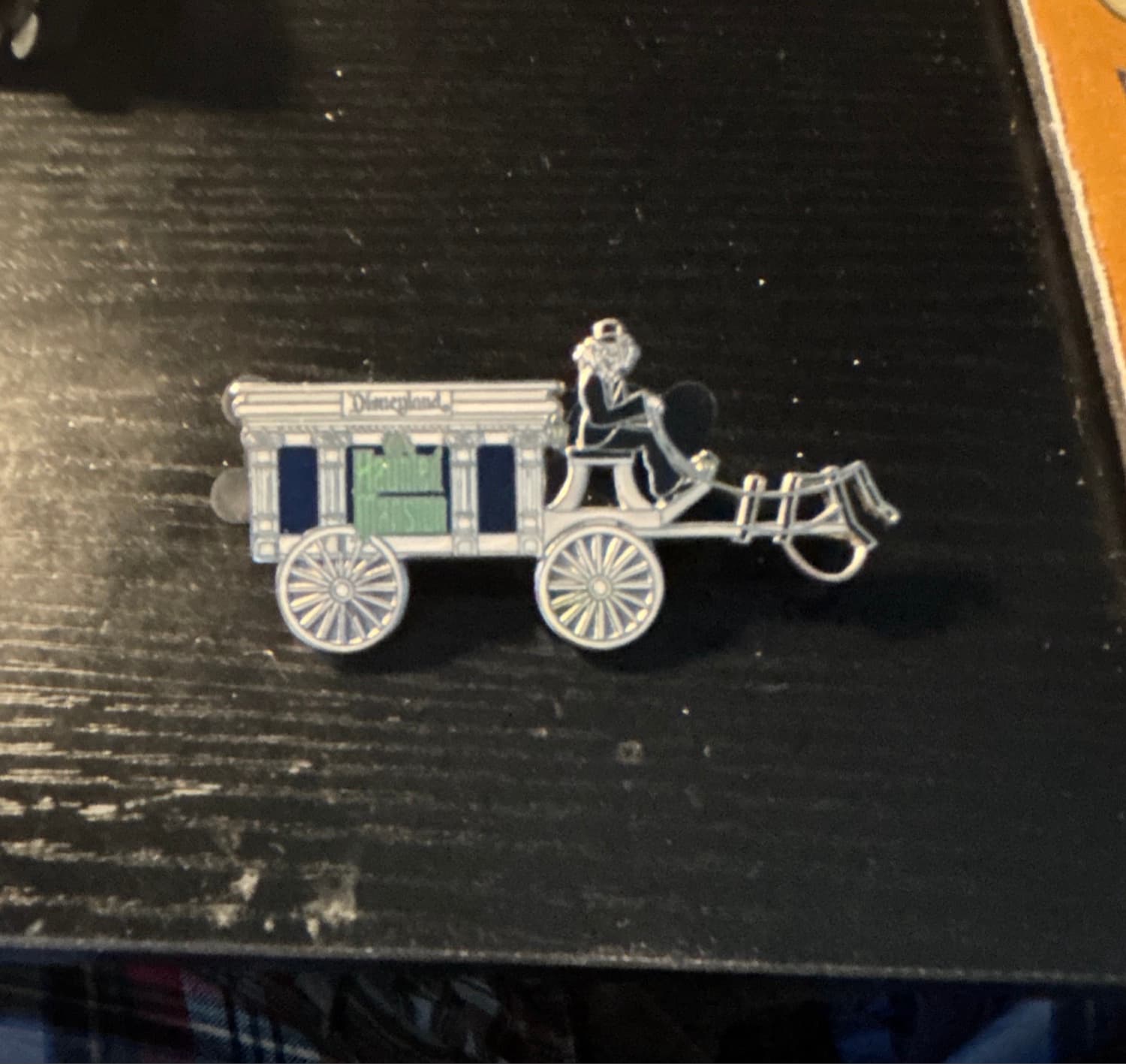 Haunted Mansion Hearse with Ezra Pin - Disneyland Resort front