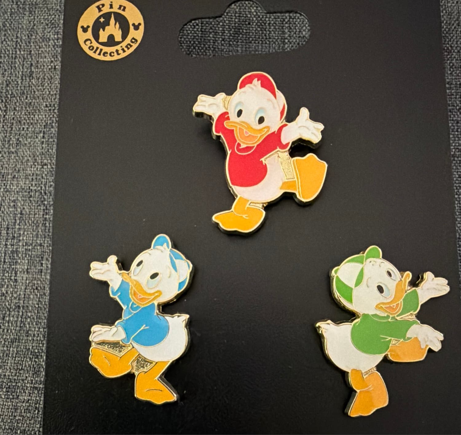 Huey, Dewey & Louie Pin Set - Running Pose front
