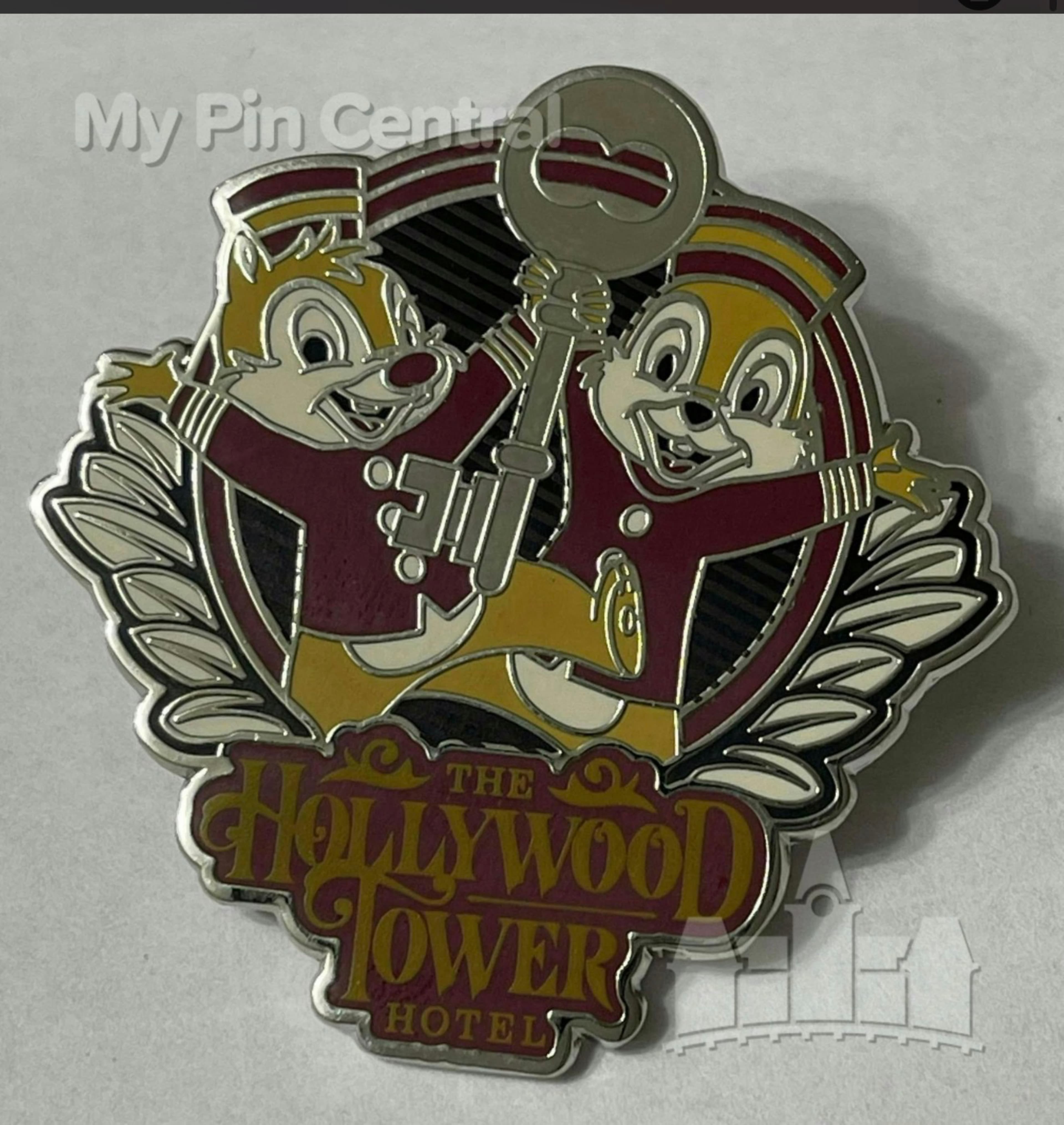 Chip and Dale - Hollywood Tower Hotel 1313 Key front