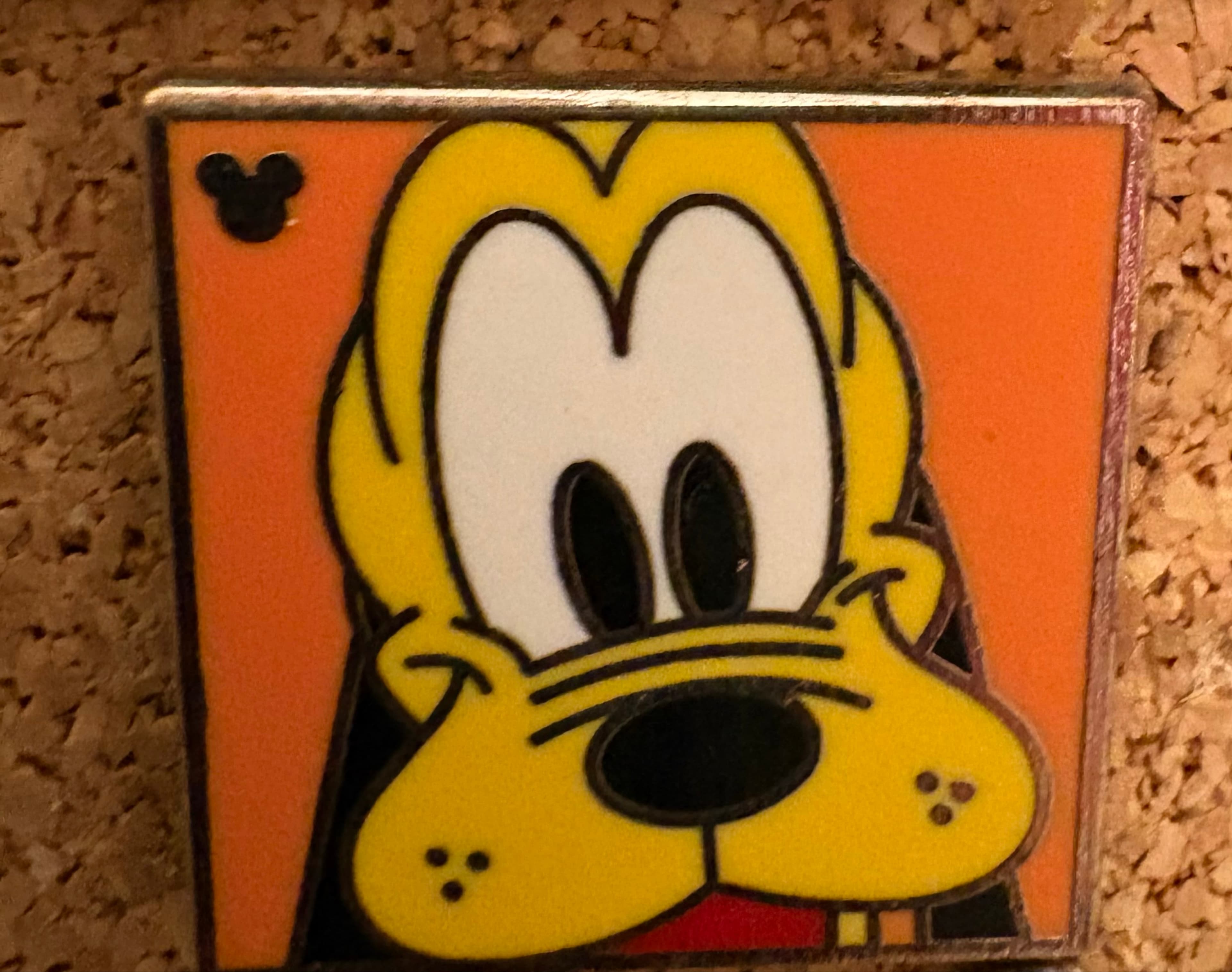 Pluto Character Faces - Hidden Mickey Completer Pin front