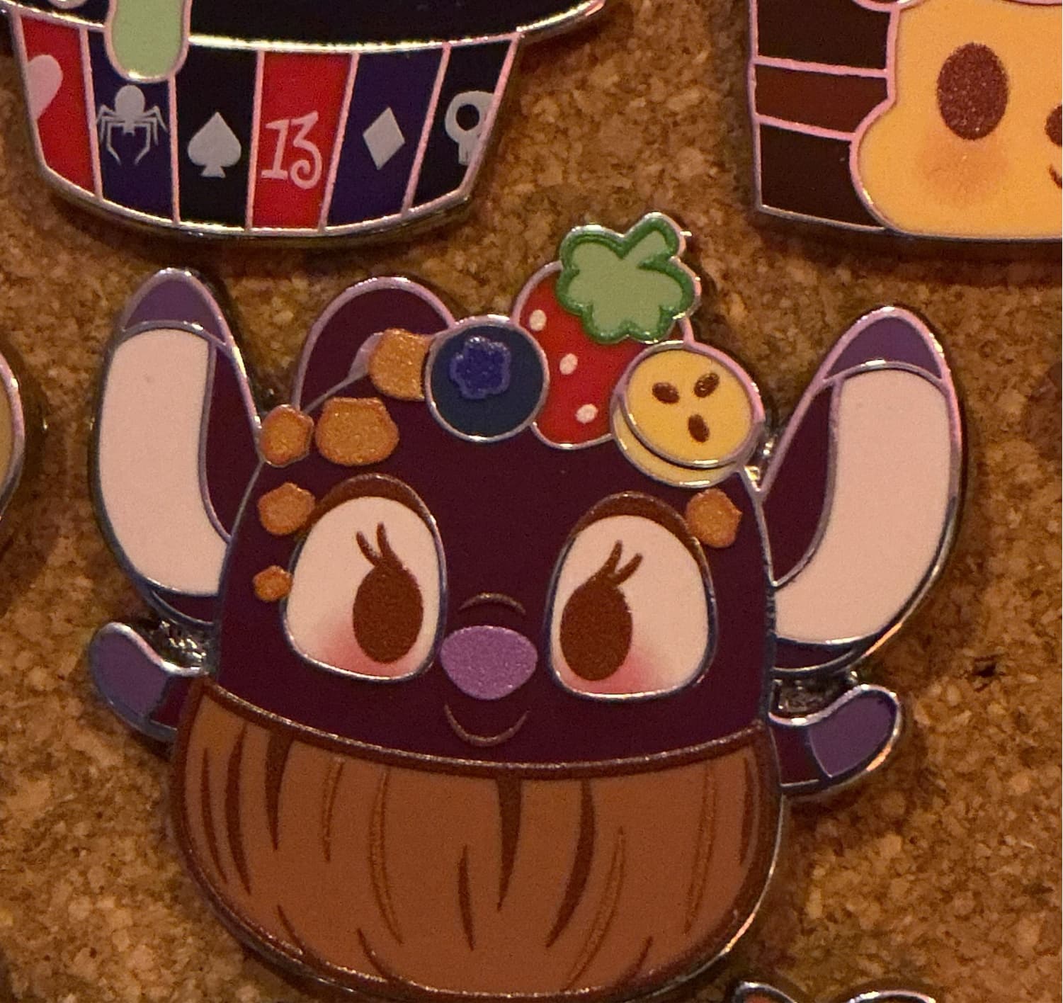 Lilo & Stitch Angel Acai Bowl Munchlings Series 2 Pin front