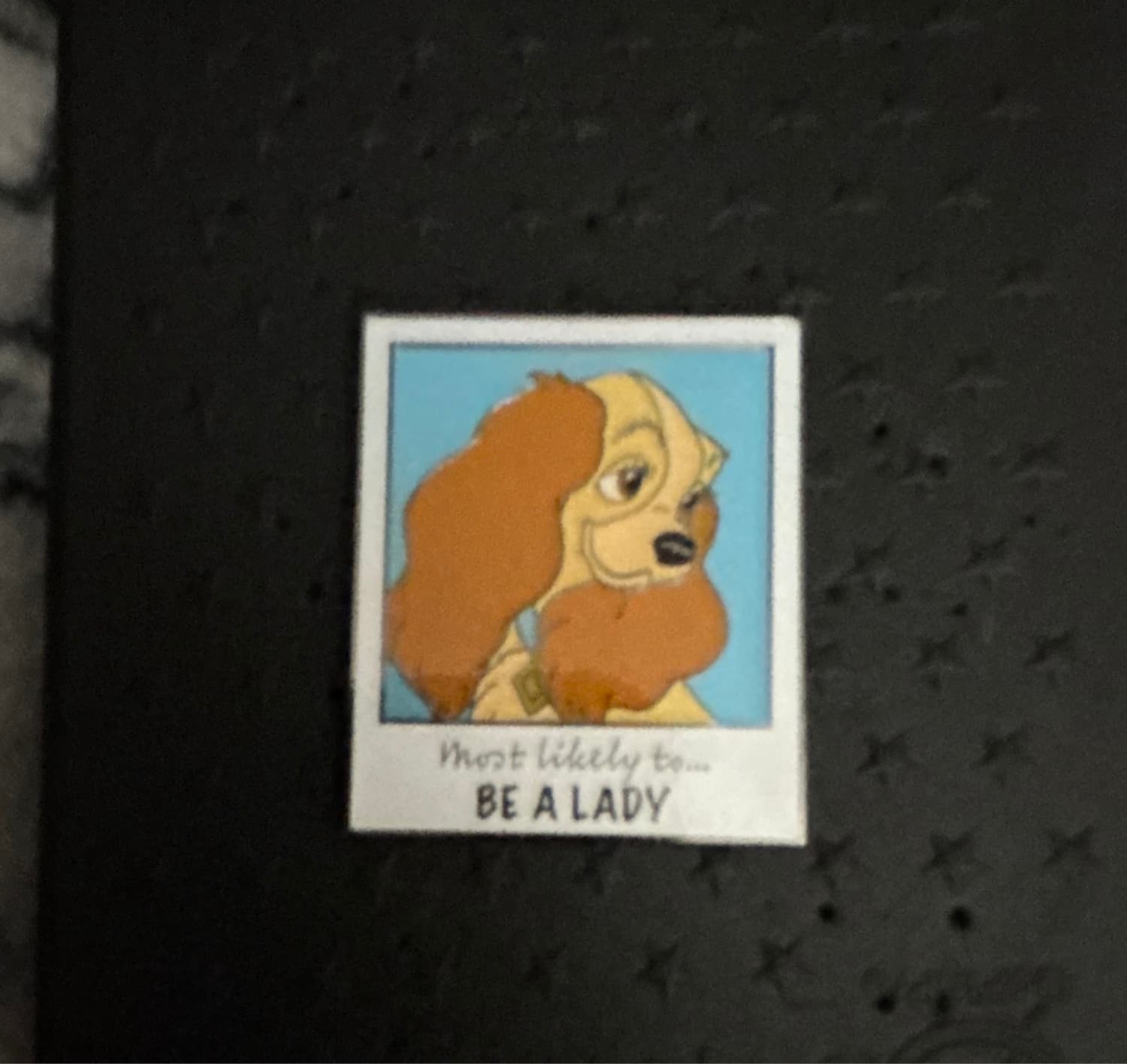 Lady - Loungefly Disney Yearbook Portrait Blind Box Enamel Pin front