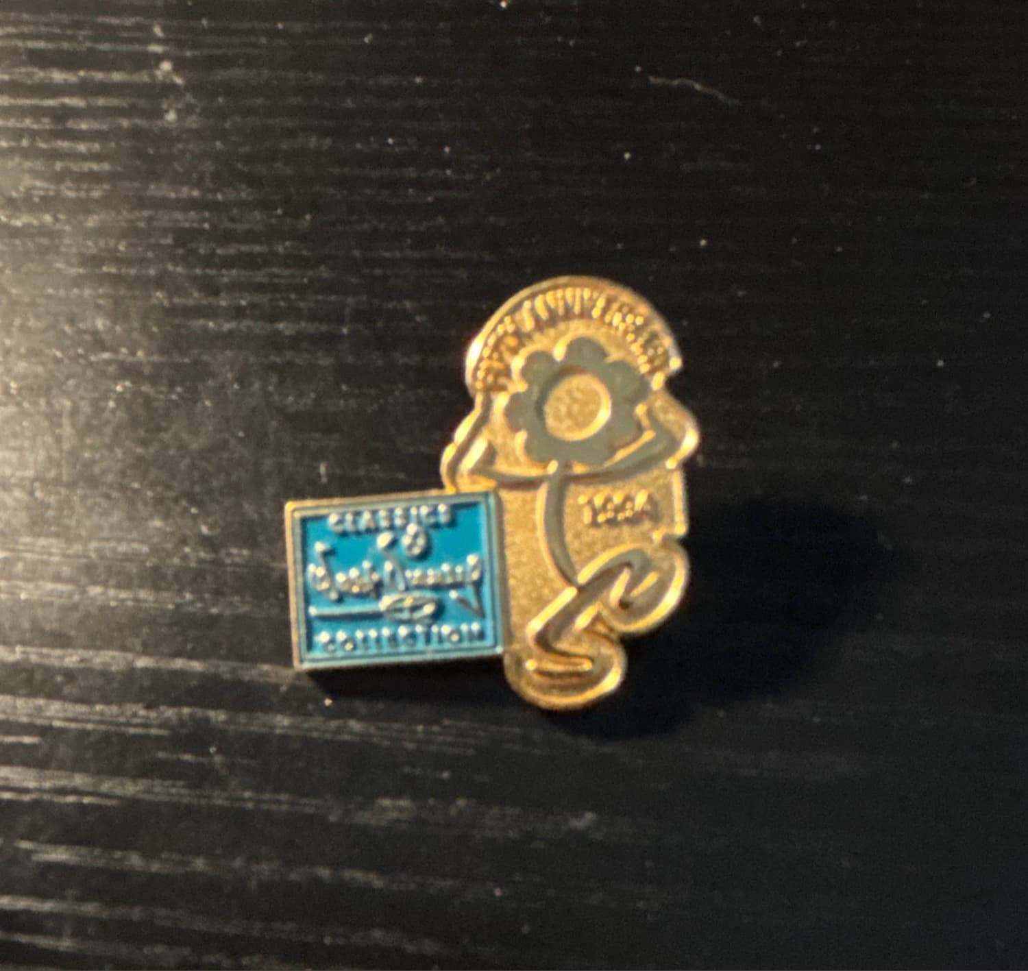 Dancing Flower - Flowers and Trees - WDCC 5th Anniversary 1994 Commemorative Pin front