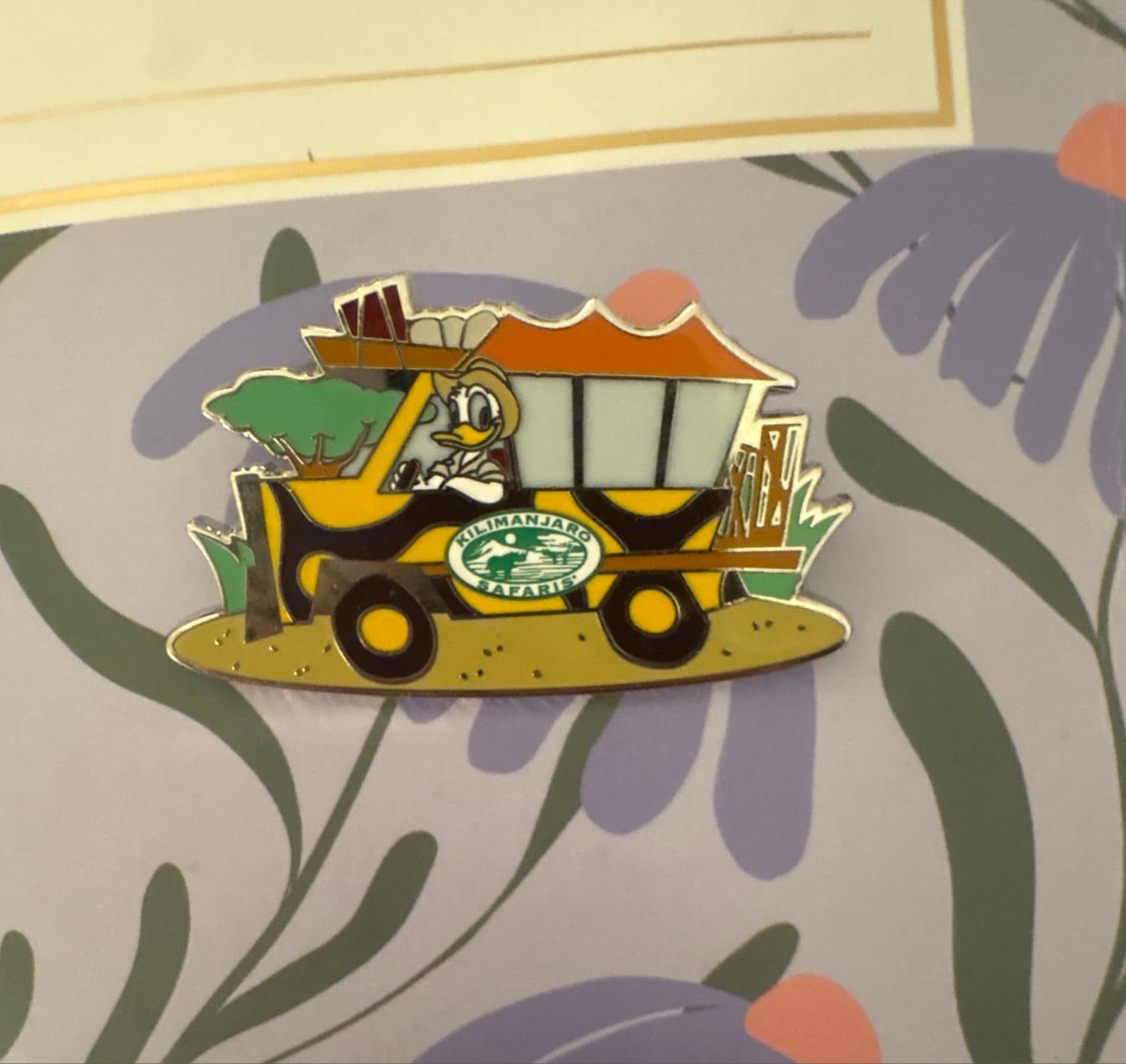 Donald Duck in Kilimanjaro Safaris Truck front