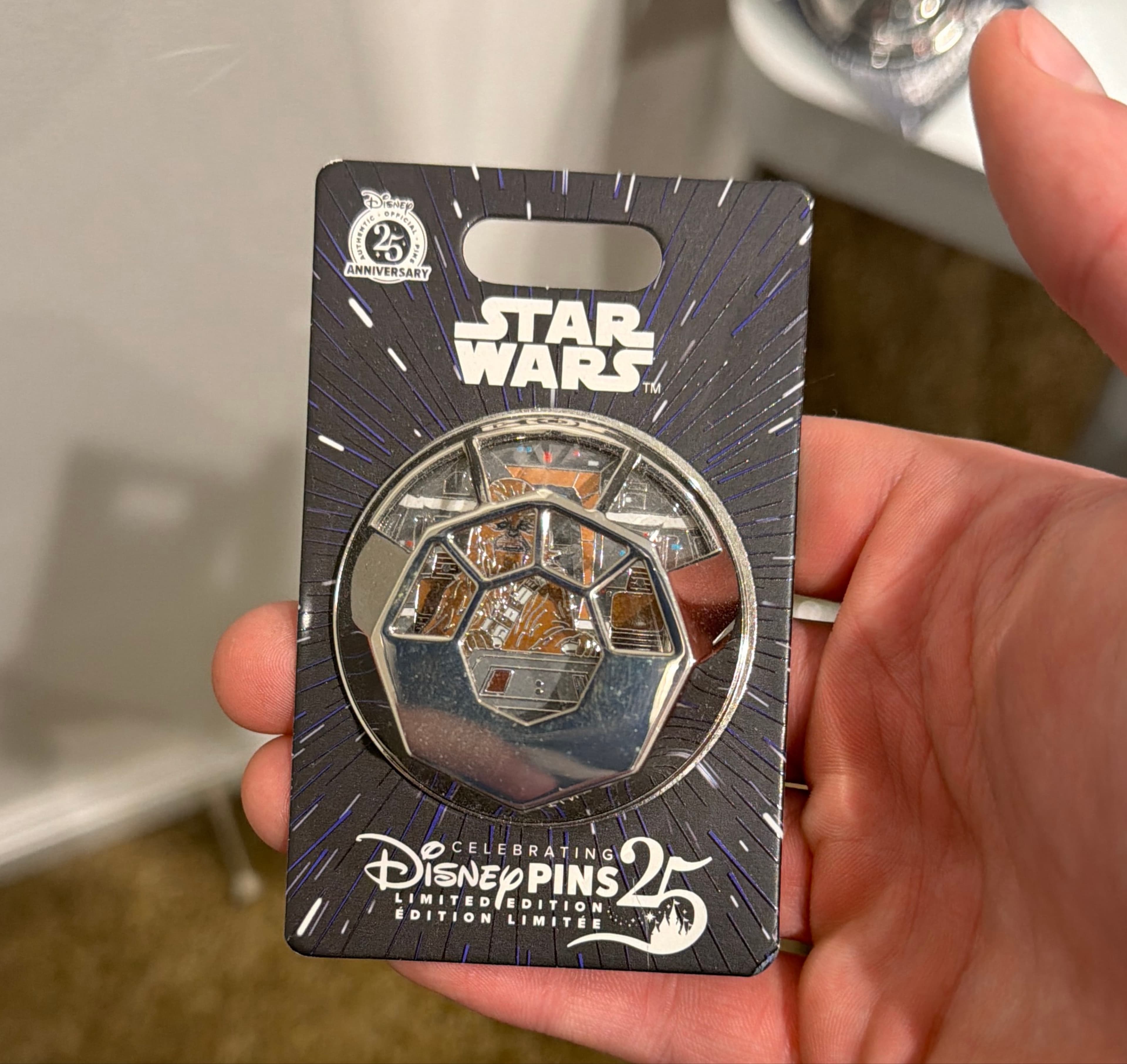 Chewbacca Millennium Falcon Cockpit Pin front