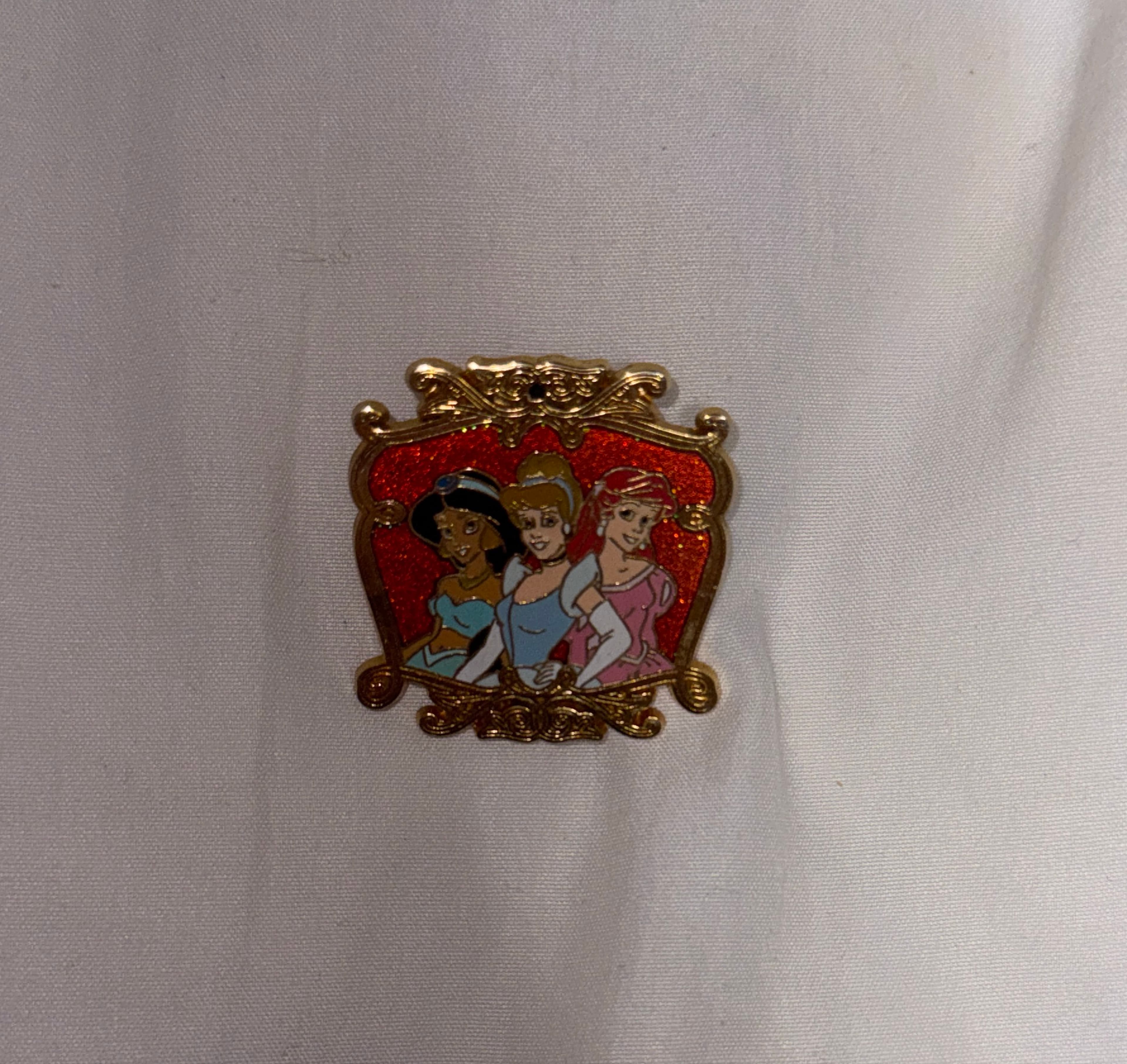 Jasmine, Cinderella, and Ariel - Princess Pin Trading Starter Set front