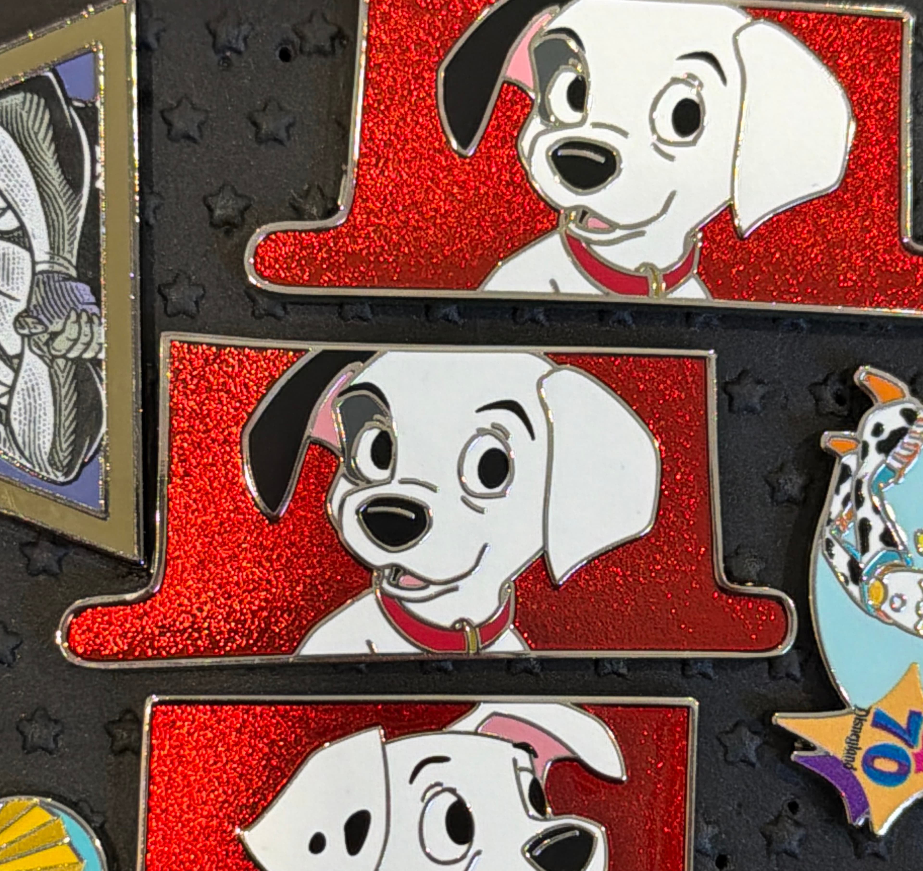 101 Dalmatians 65th Anniversary Mystery Pin front