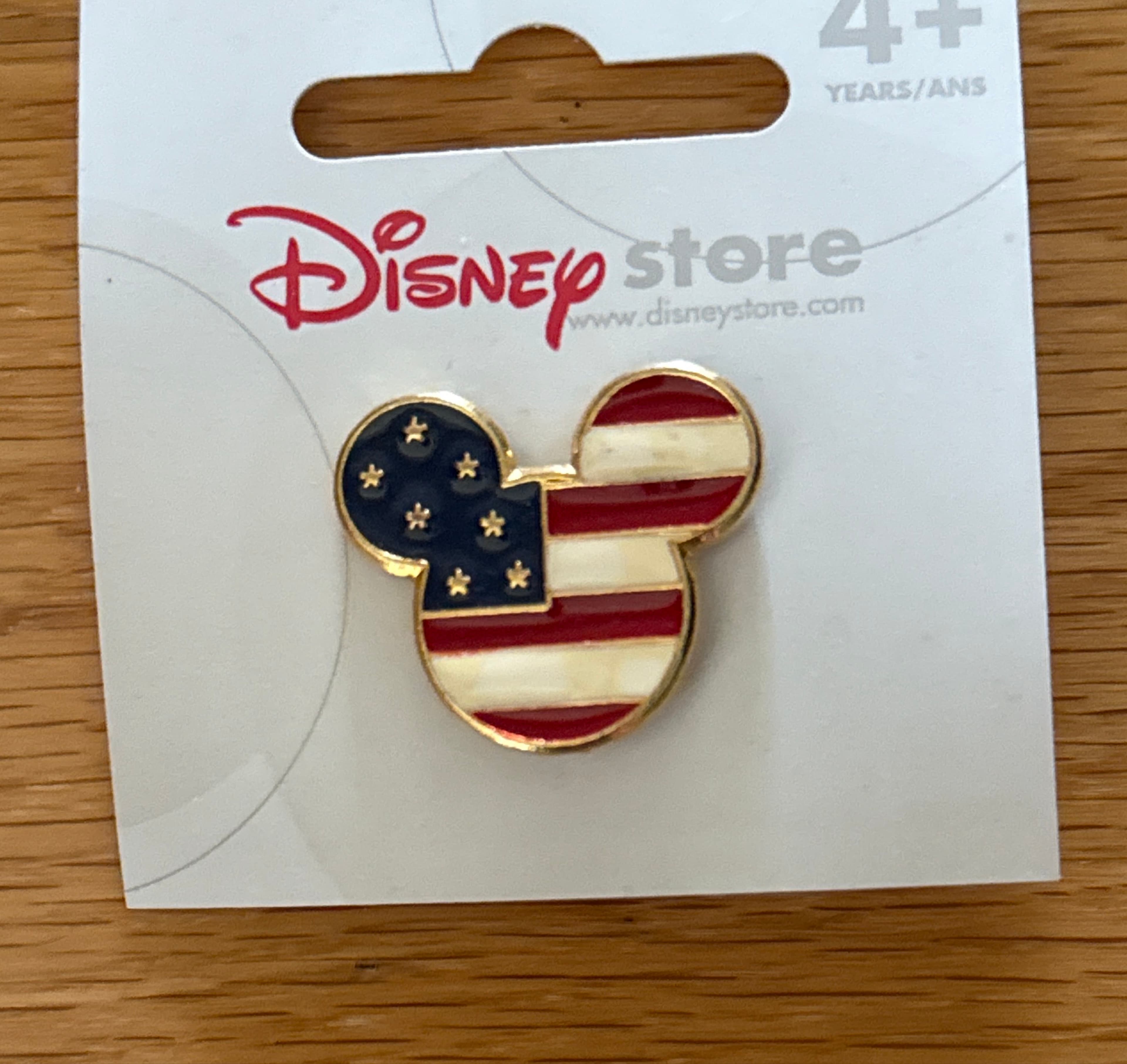 Mickey Mouse Head Icon - USA Flag front