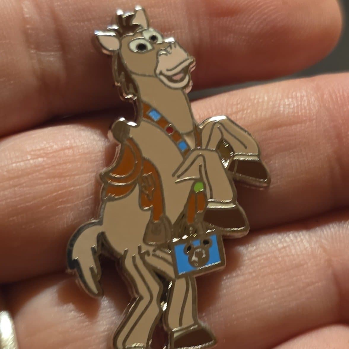 Bullseye with pin trading lanyard front