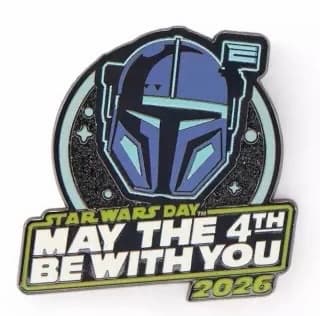 Din Djarin Helmet - Star Wars Day: May the 4th Be With You 2026 Mystery Pin front