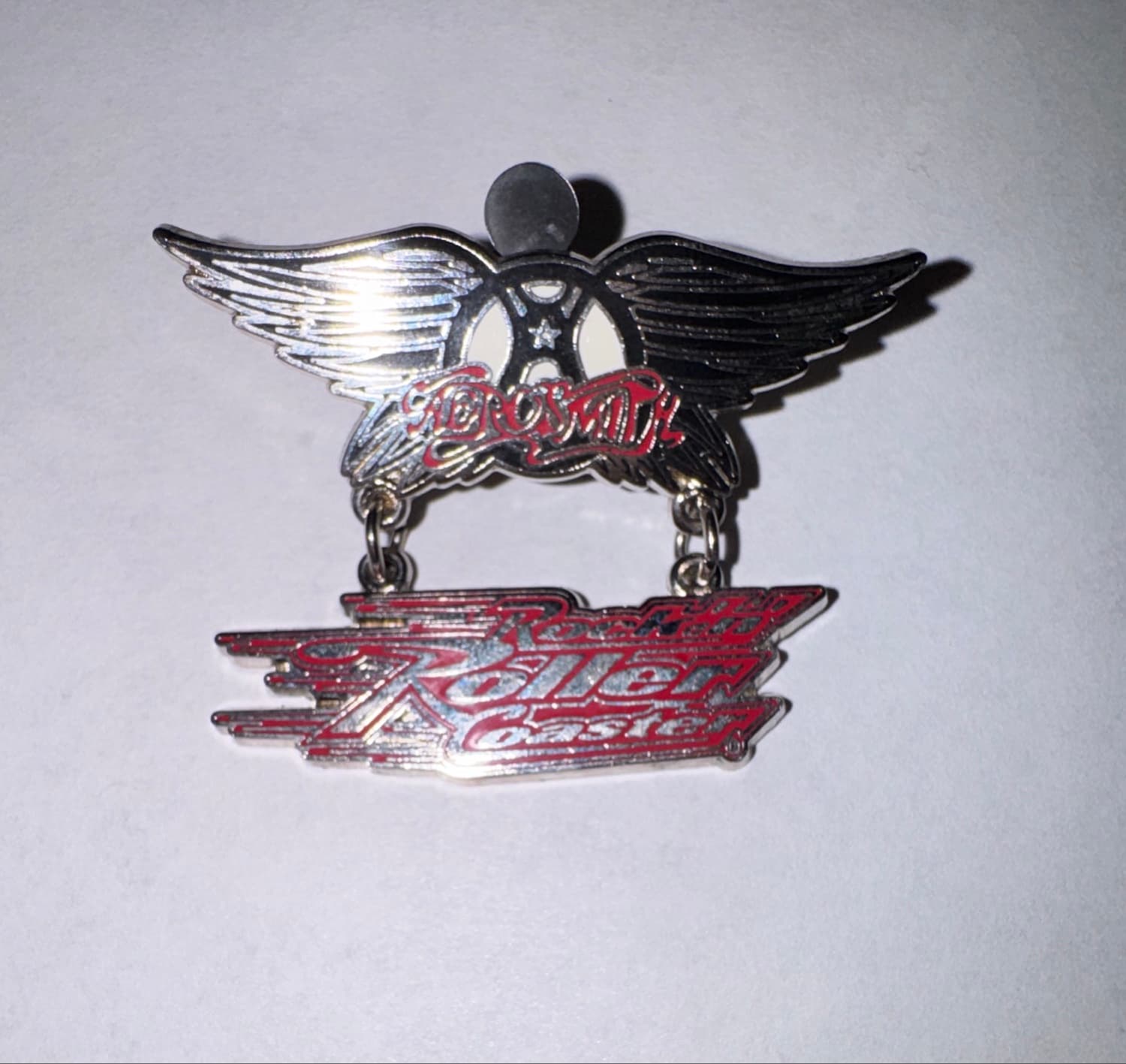 Aerosmith Winged Logo Dangle front