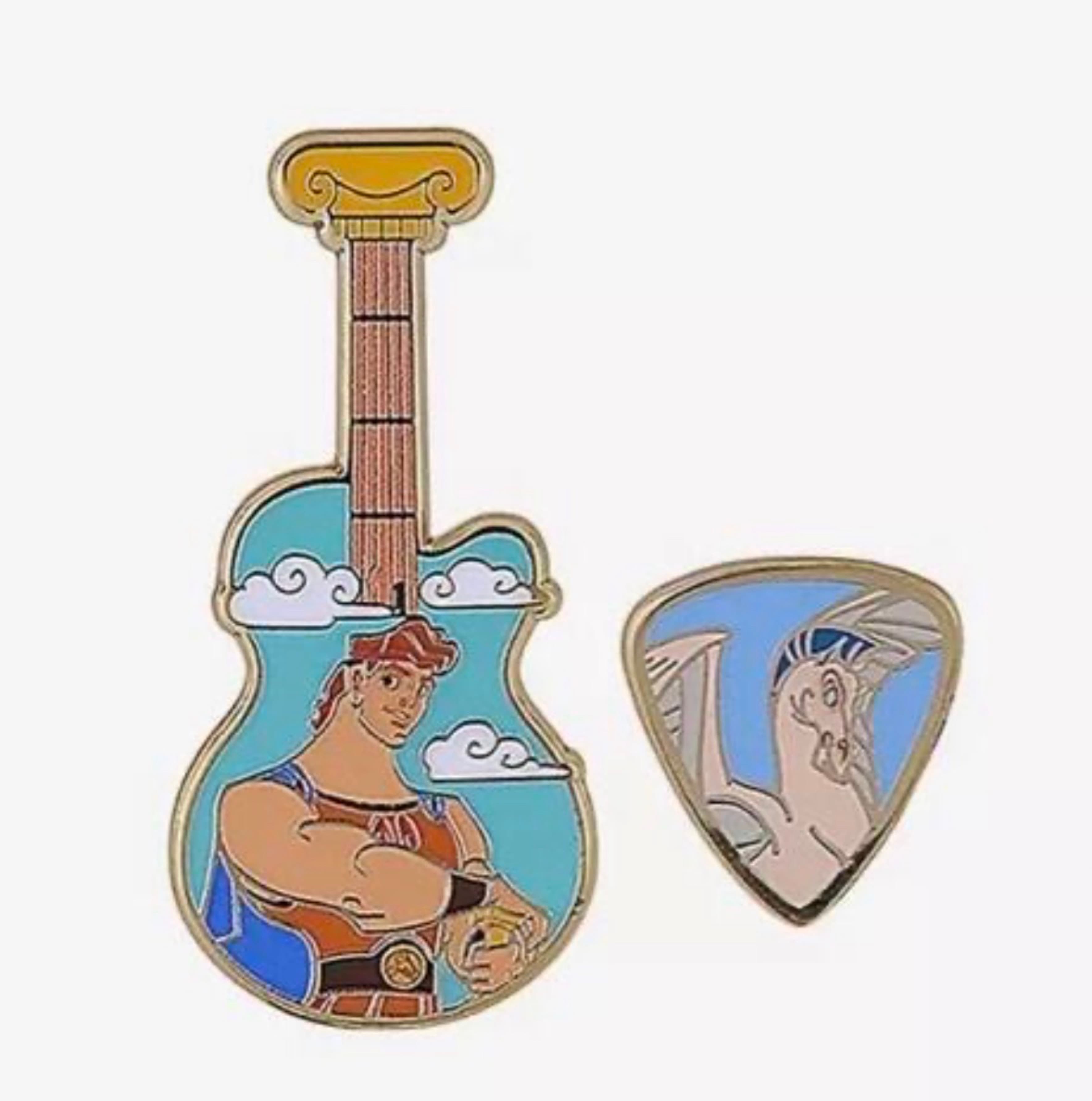 Hercules and Pegasus Guitar & Pick front