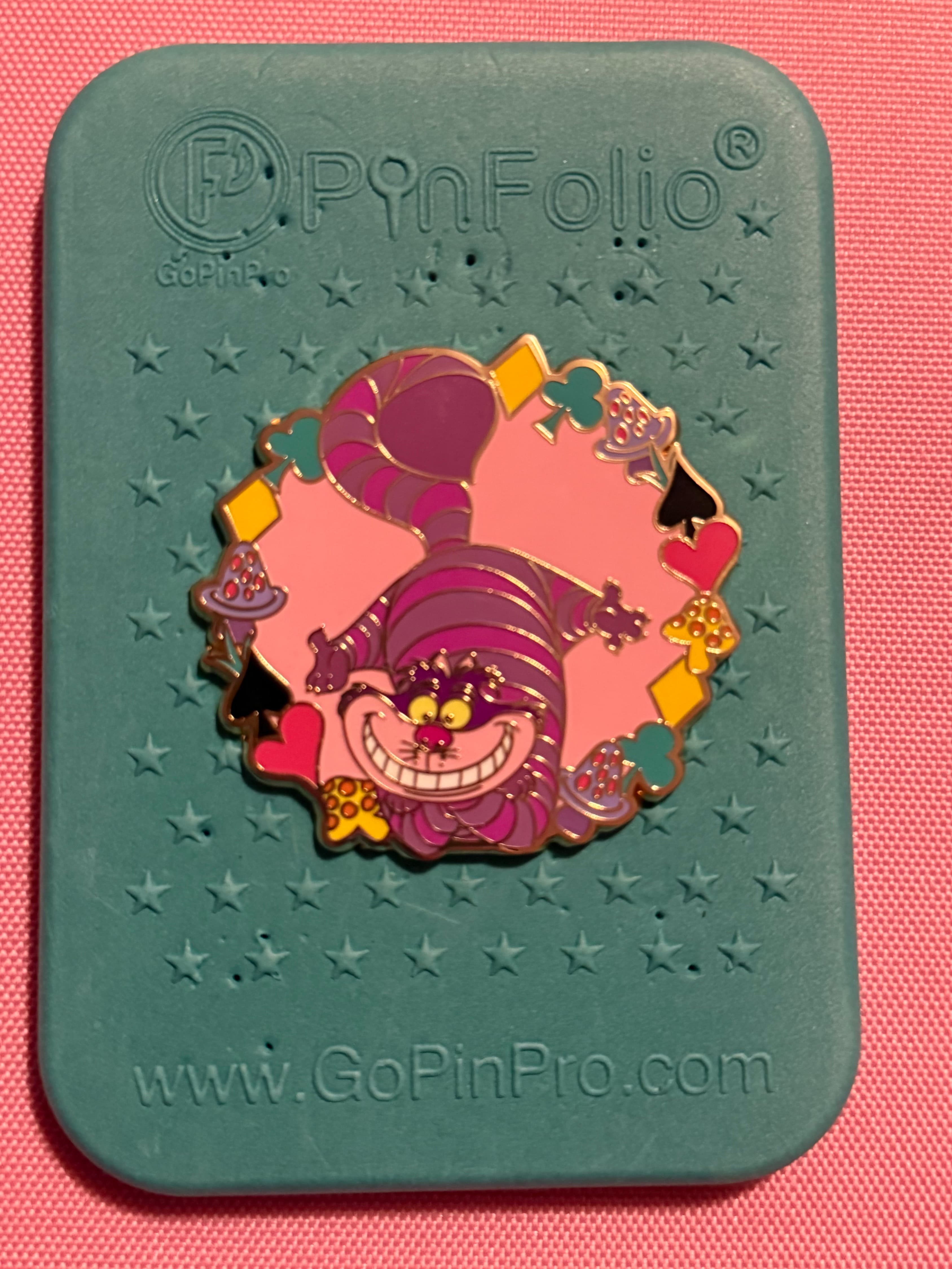 Cheshire Cat Meowgical Moments Mystery Pin front