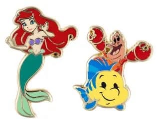 Ariel with flounder and Sebastian front