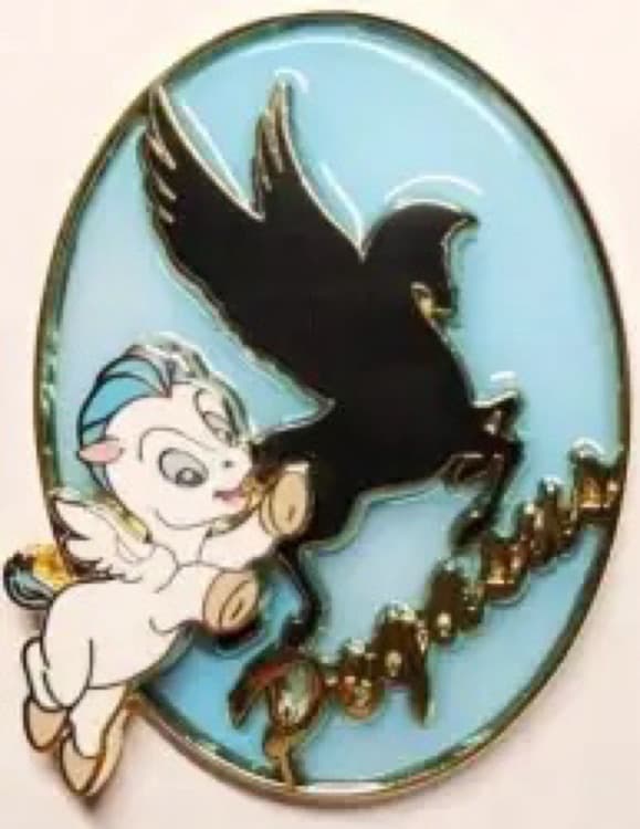 Baby Pegasus Hercules Growing Up Series Pin front